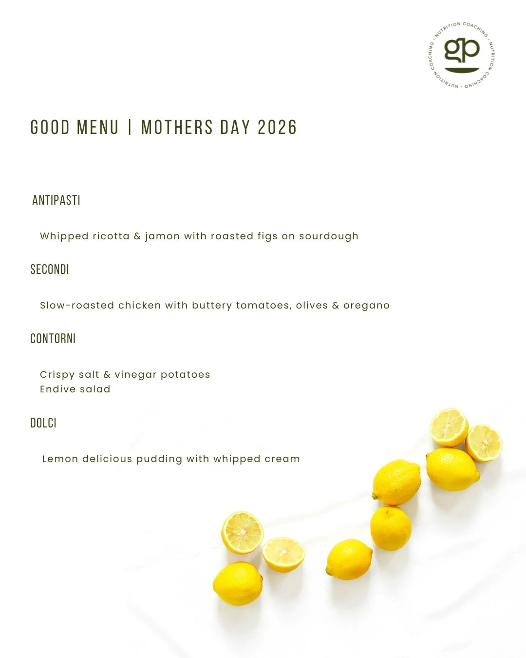 GOOD HINTS (AND MENUS) || In case you&rsquo;d missed the memo, it&rsquo;s Mother&rsquo;s Day next Sunday 10th May 🤍  Last year for Mother&rsquo;s Day all I wanted was someone (*cough* @thompsonpower ) to cook me a roasted lunch so I could eat it in 
