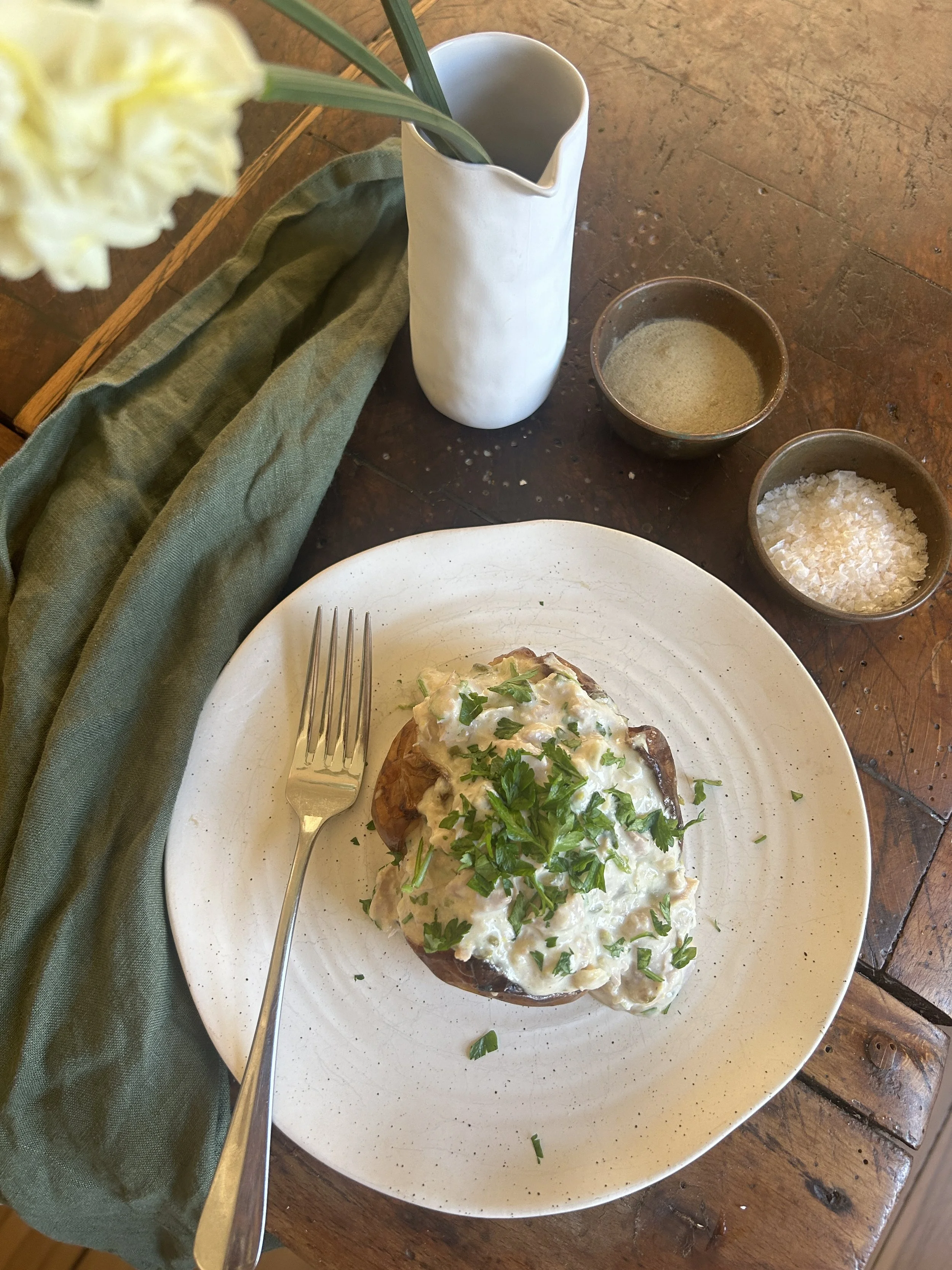 Tuna and butter bean smash