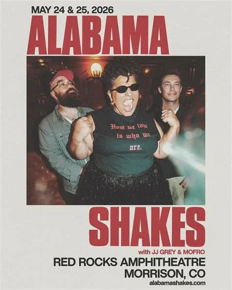 Alabama Shakes at Red Rocks Party Bus 05/24/2026