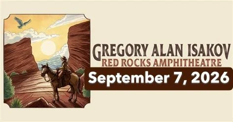 Gregory Alan Isakov and the Colorado Symphony at Red Rocks Party Bus 09/07/2026 