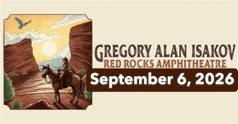 Gregory Alan Isakov and the Colorado Symphony at Red Rocks Party Bus 09/06/2026 