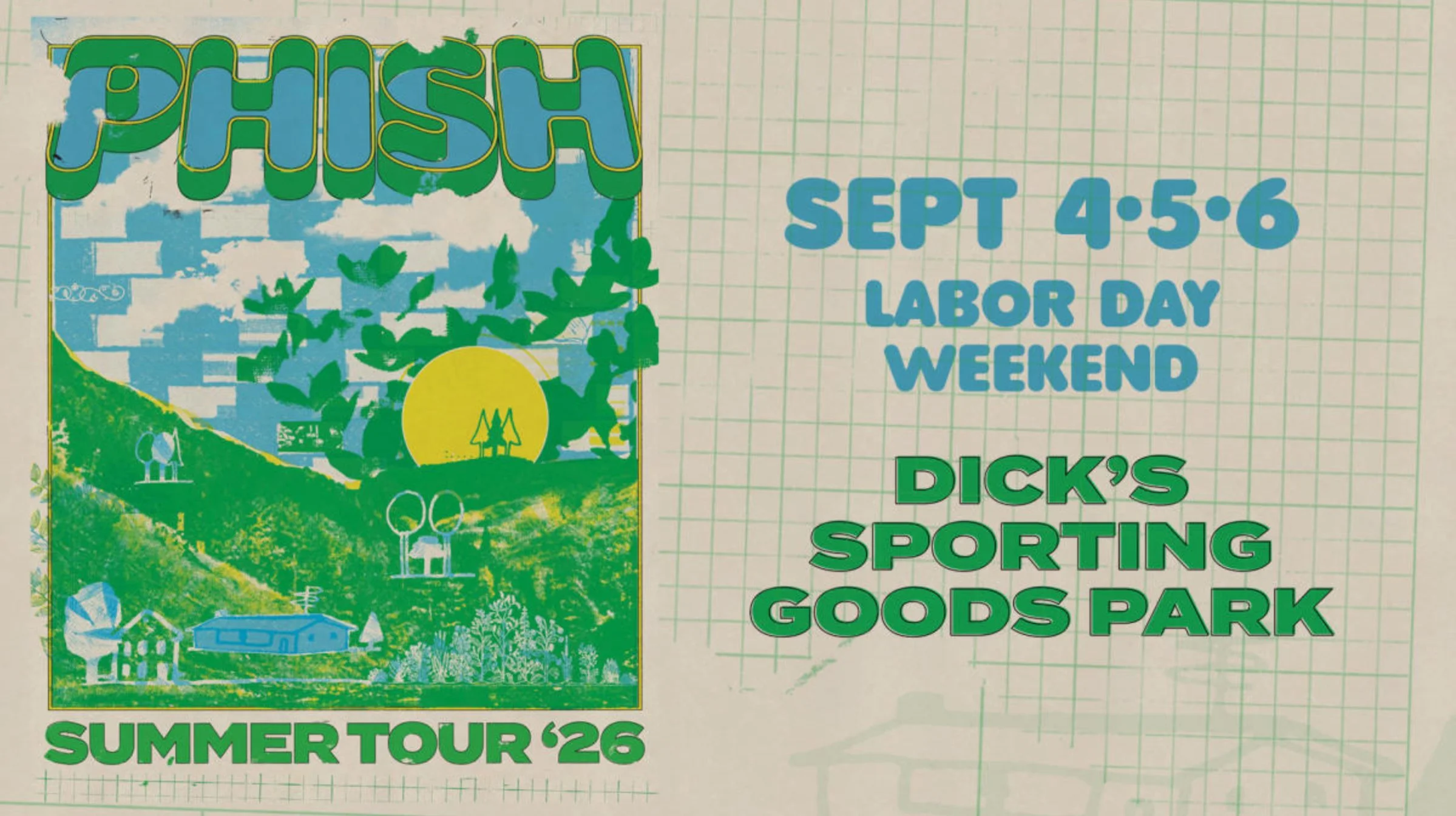 09/04/2026 Phish at Dick’s Sporting Goods Park
