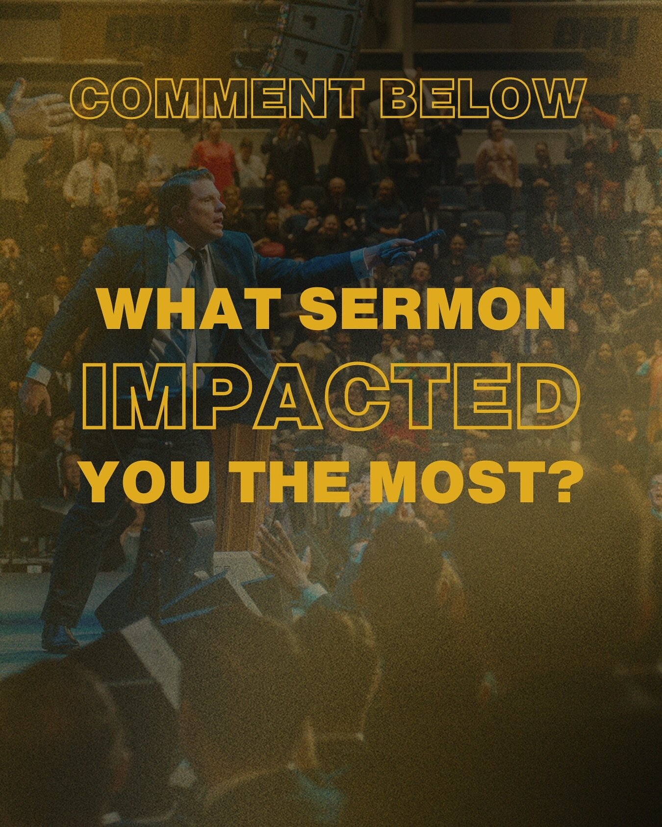 🗓️As the year comes to a close, what sermon impacted you the most from 2023? Comment Below ⬇️ 👇