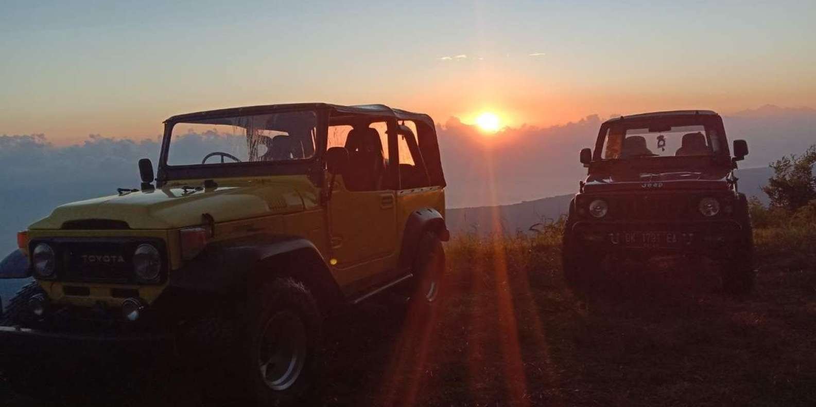 Mount Batur: Sunrise Jeep Tour &amp; Natural Hot Spring