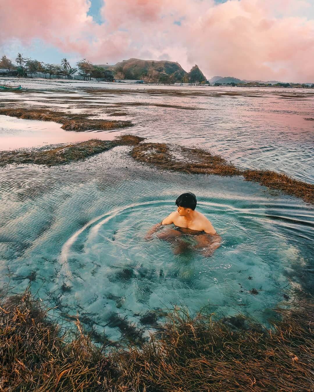 "Just me and a rockpool..." Soulful Tanjung An Beach, Lombok