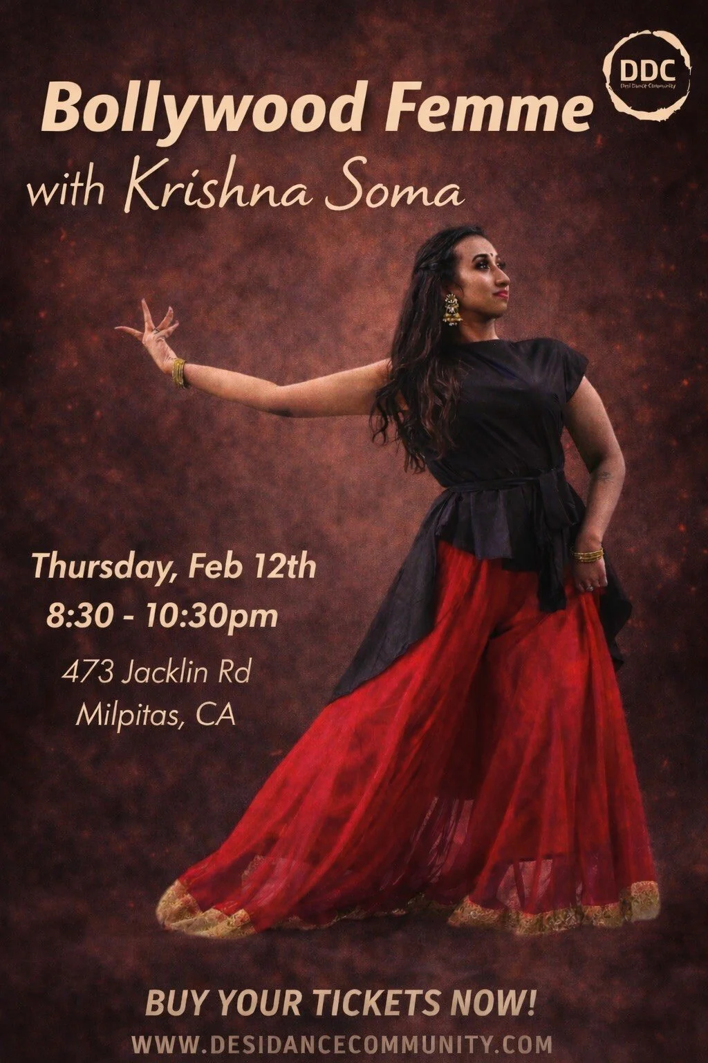 Bollywood Femme - Krishna Soma  - Thurs. Feb 12th