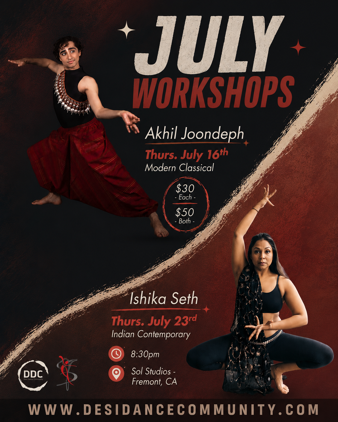 July Workshops - Desi Dance Community