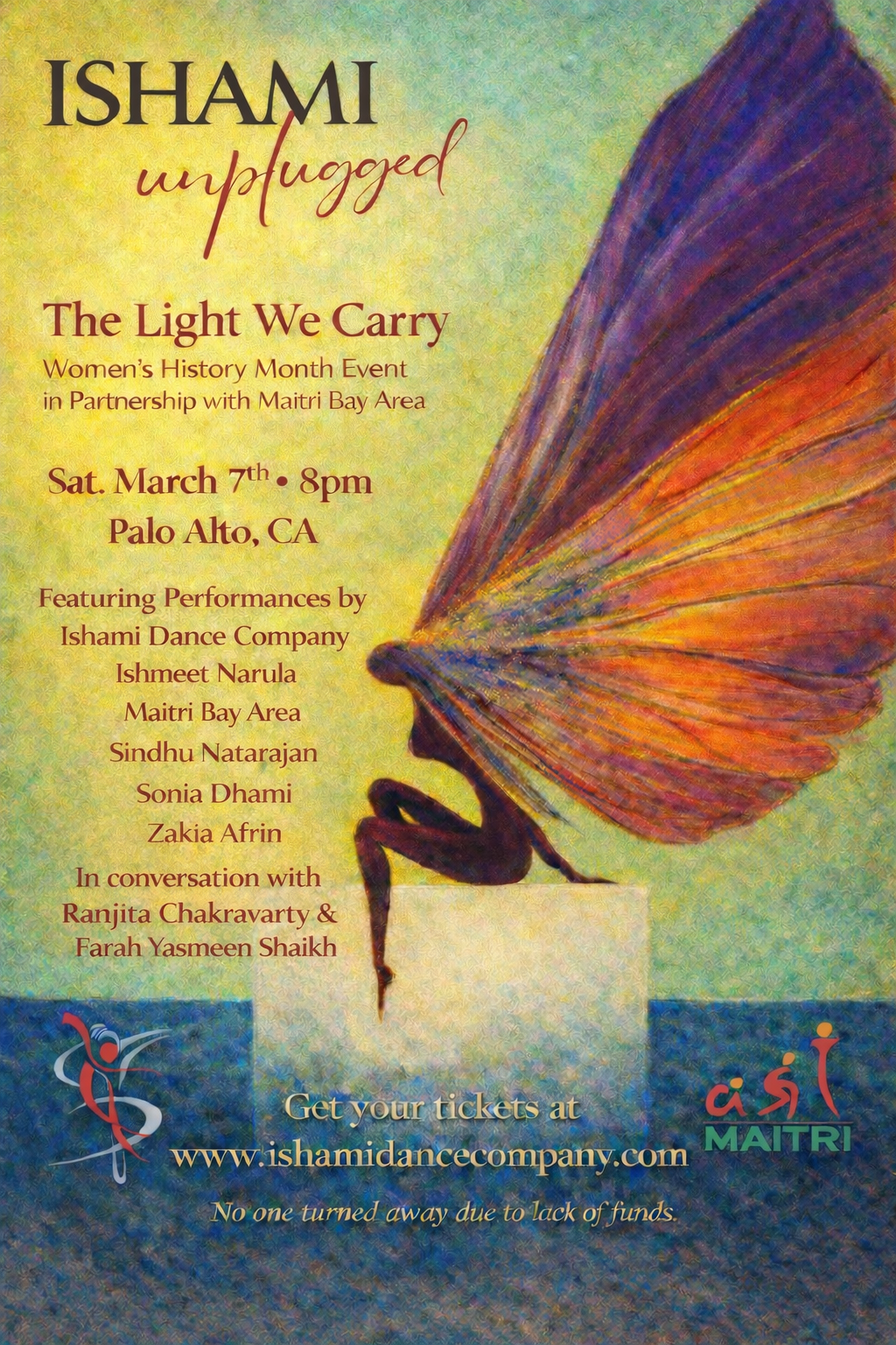 The Light We Carry - Women's History Month Event - March 7th - 8pm