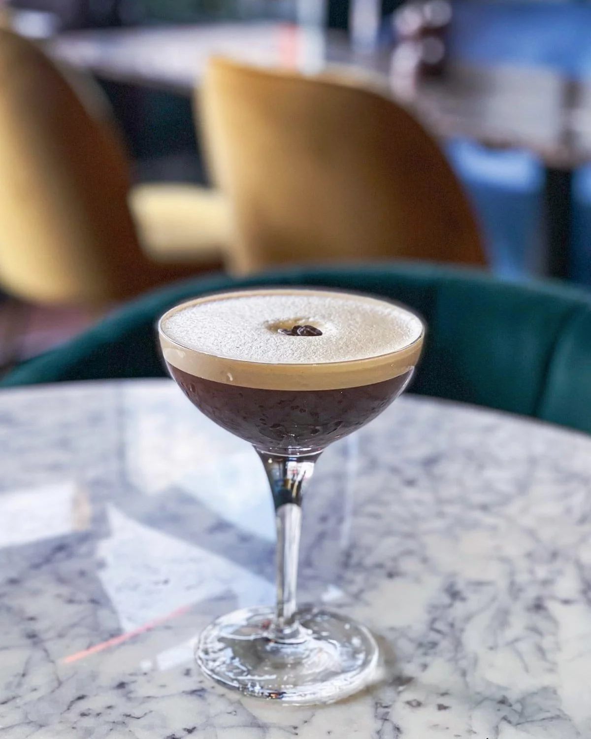 Coffee cocktail served at Branded.