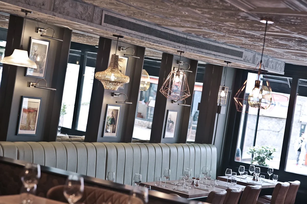 The dining room at Branded Beckenham.