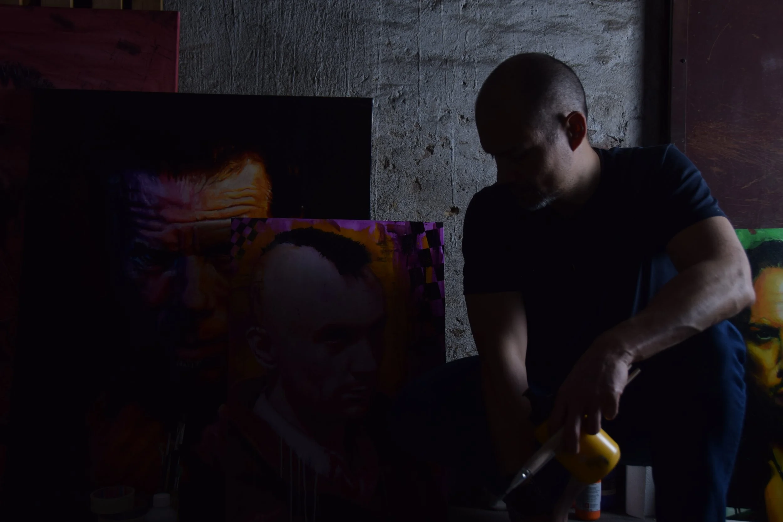 Der Portraitkünstler Marc Lehmann aus Frankfurt am Main