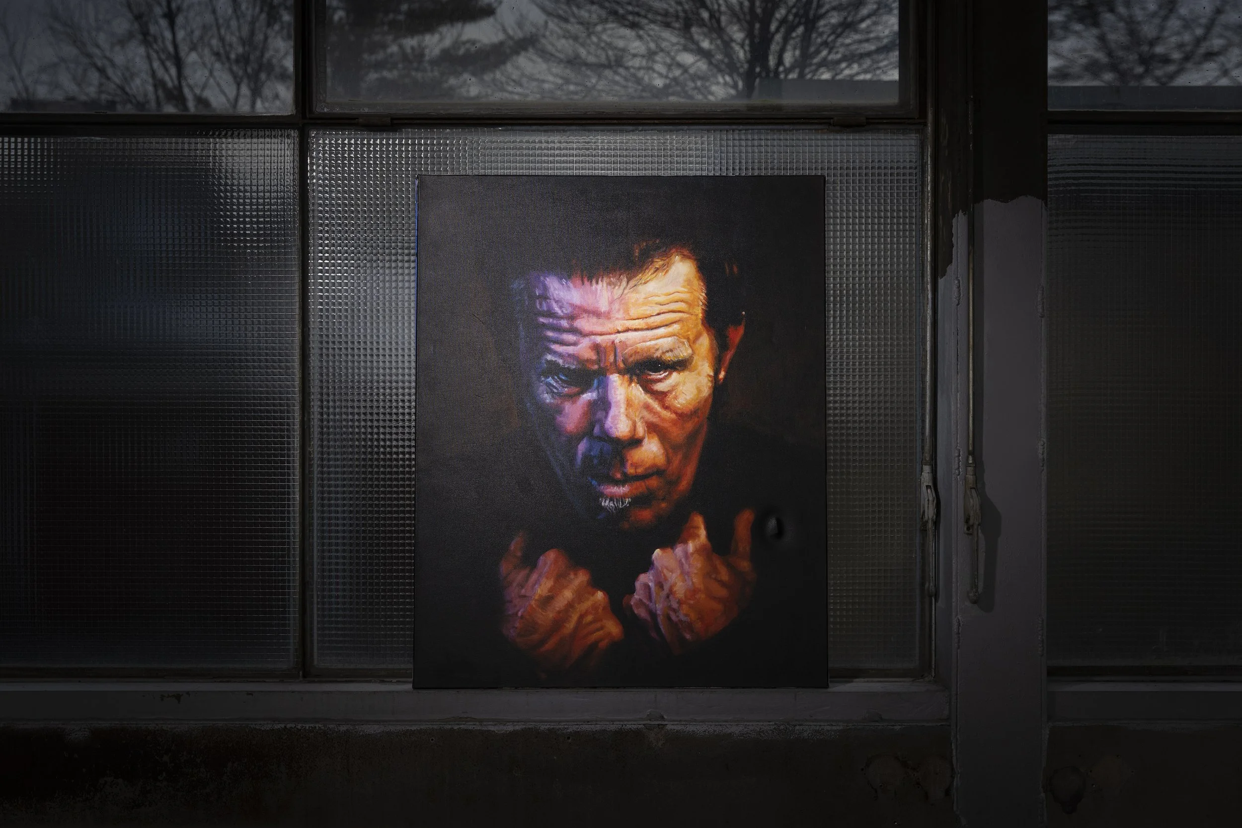 © by felixkrumbholzphotography
Ein großformatiges Portrait von Tom Waits des Portraitkünstlers Marc Lehmann aus Frankfurt am Main