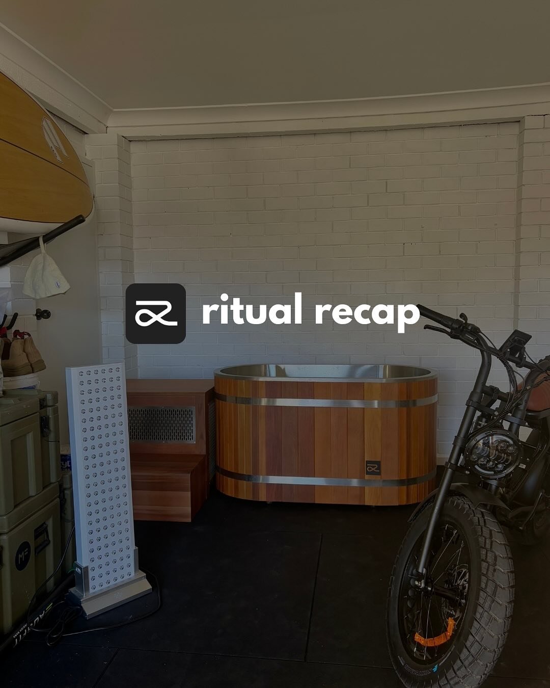 Some moments of incremental progress, it&rsquo;s not all big wins in life 🧱 🧱 

- ritual man cave loading, the wellness zone to live to 150 🏥 
- new found love of double shot, collagen, colostrum, and honey whizzed for rizz ☕️ 
- complete maintena