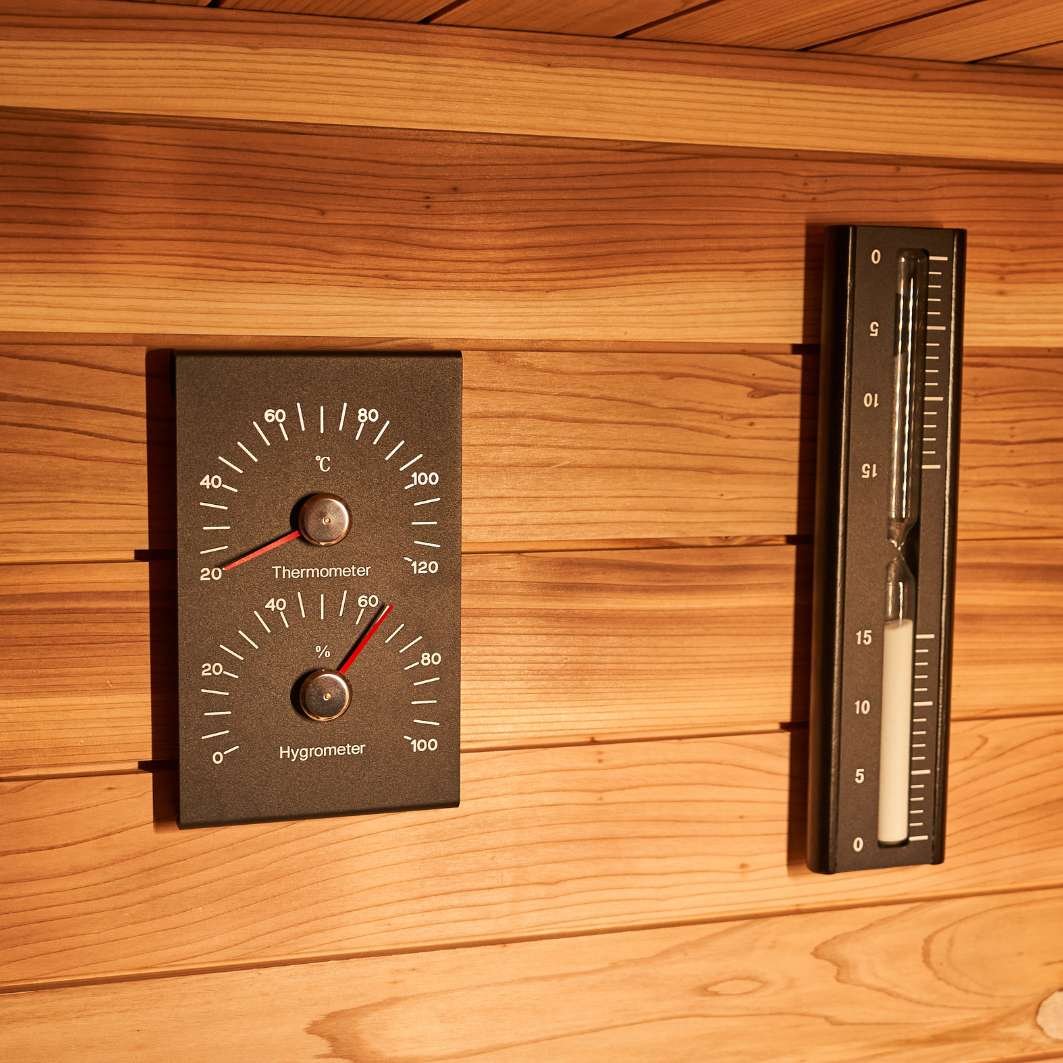 Inside the Legion 2 Person Traditional Sauna