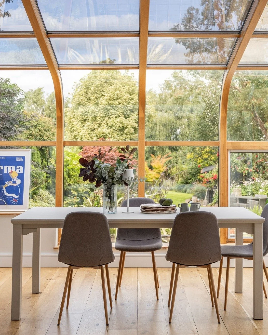 Here are some additional photos of the Glenageary project I worked on last year.

The clients wanted to enlarge their kitchen and carefully renovate the existing living spaces while retaining the glazed rear extension. The proposed design introduced 