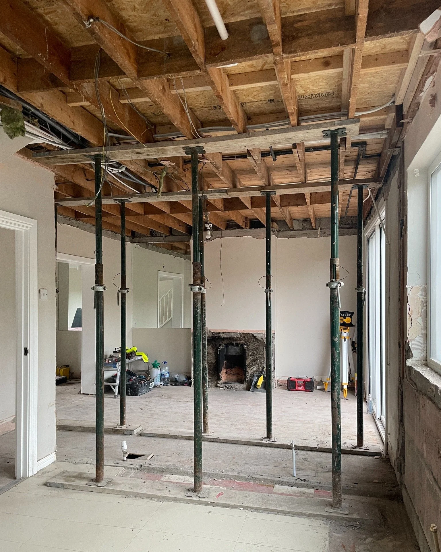 Exciting week this week, with a new project starting on site in Dalkey. This project includes a rear extension, opening up the two back rooms to create a large kitchen, living, dining area. We are also converting the garage into a playroom and adding