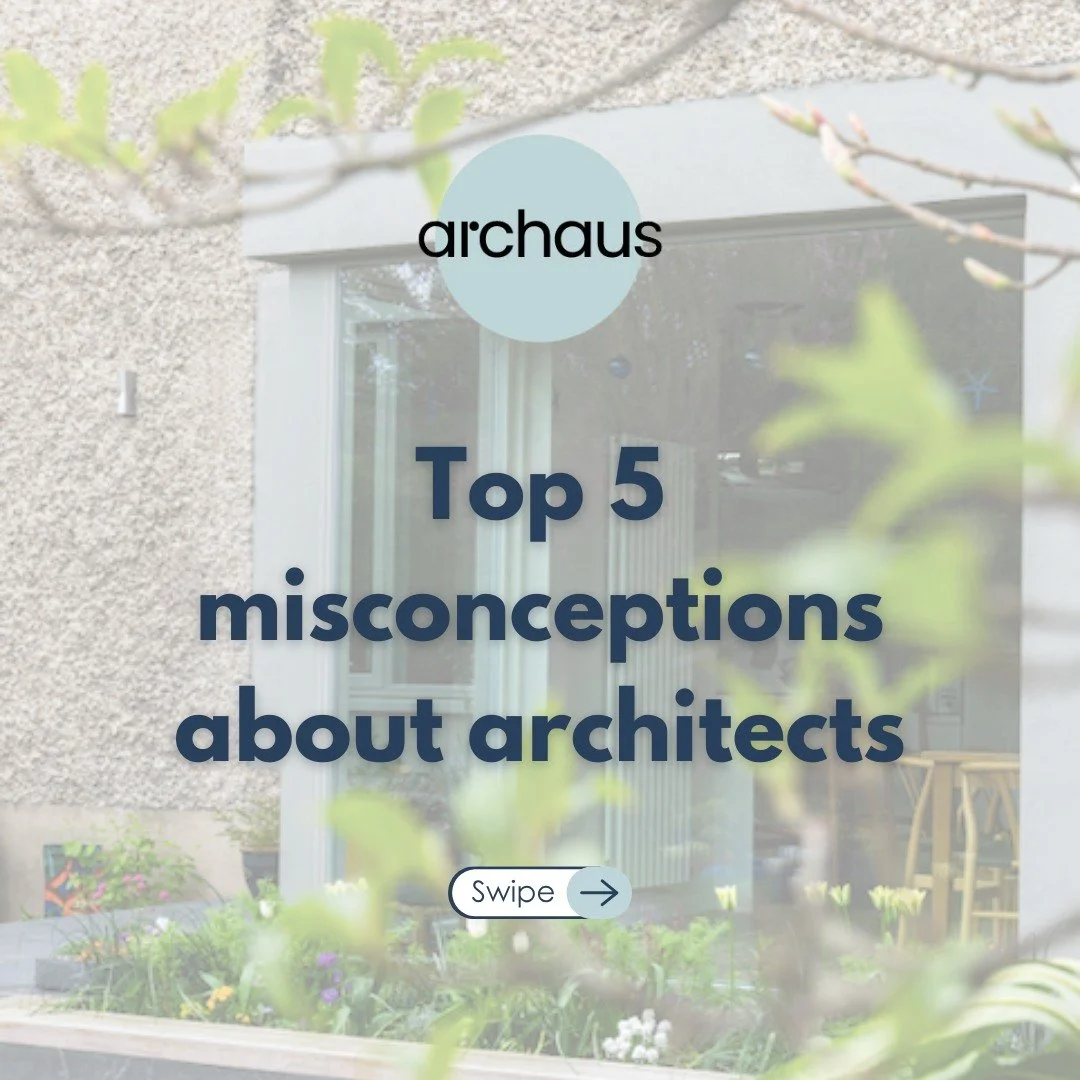 Setting the record straight on some architect myths! 
People often have misconceptions about architects and think they are not accessible to them, I want to address some of these misconceptions today and help you gain a clearer picture of what archit