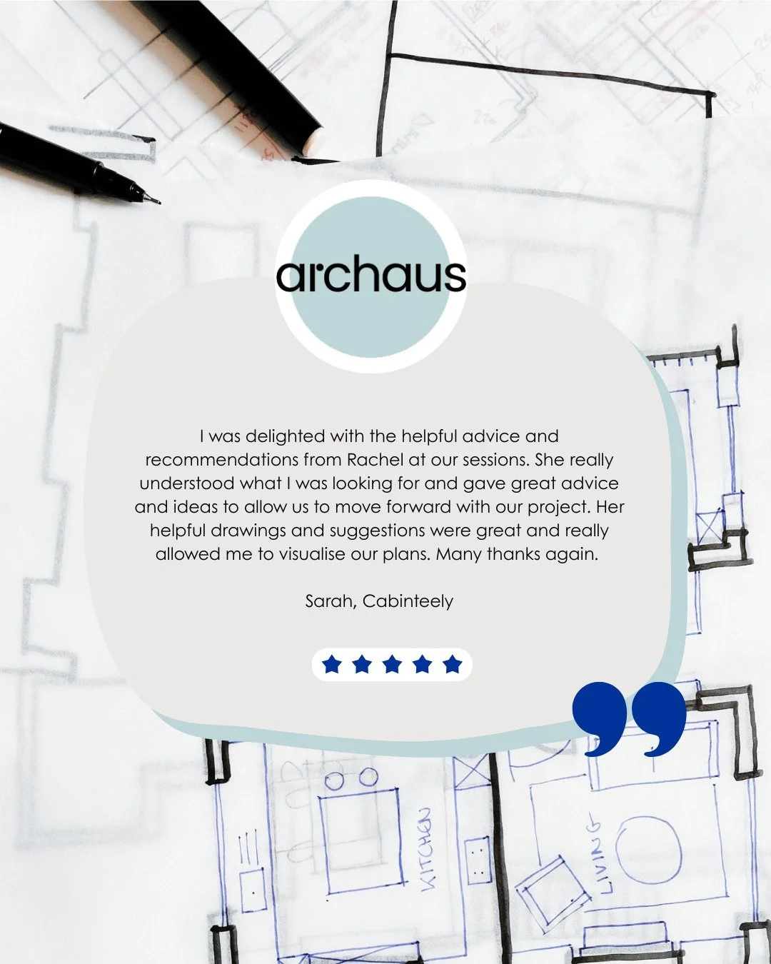 Another happy client! 🏠
I was delighted to work with these clients on their home in Cabinteely. Thank you for the kind words and for choosing @archaus.ie 

#clientreview #testimonial #smallbusiness #architectureadvice #houserenovation
