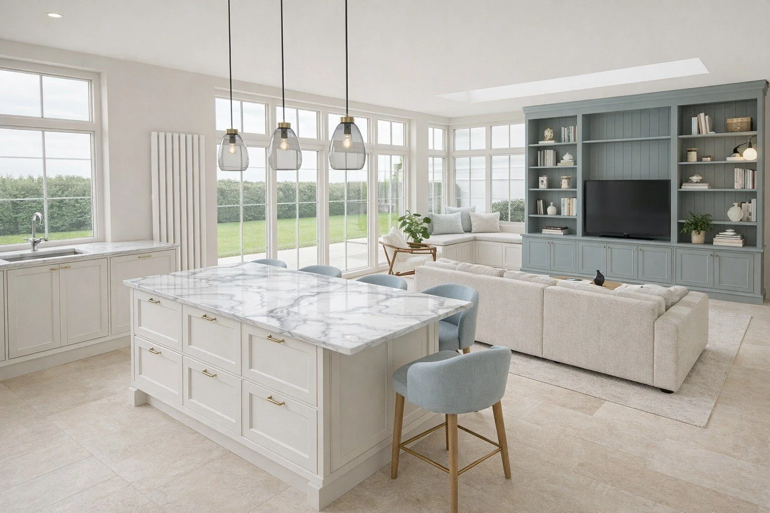 A really interesting part of this Extension Package project in Cabinteely has been seeing the clients use AI tools to explore and communicate their ideas throughout the design process.

Starting with my SketchUp model views, they used Nano Banana to 
