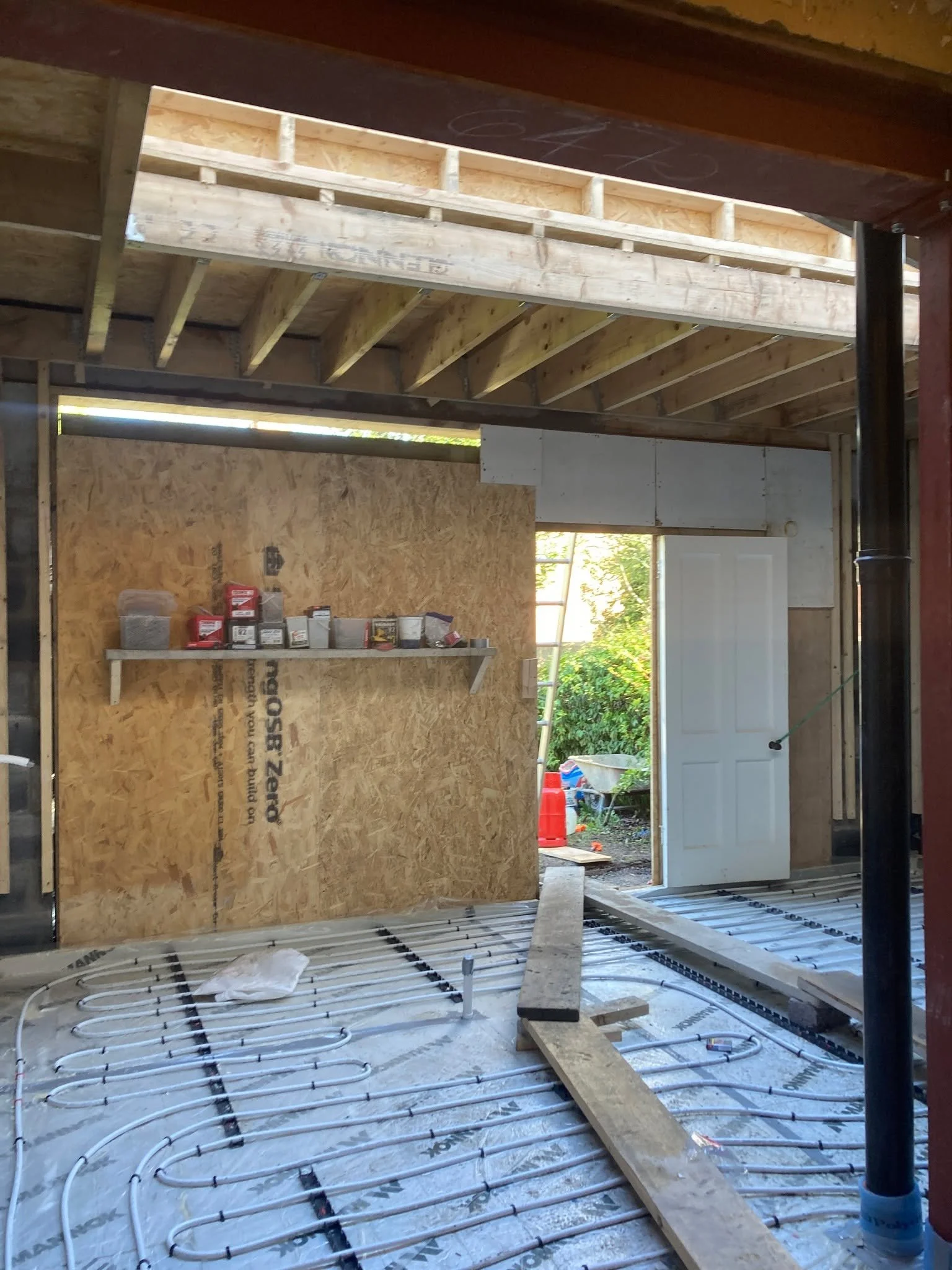 Messy progress on site in Drumcondra! This is usually the stage of an extension project where clients start to panic a little! The house often looks worse before it gets better, but there&rsquo;s great progress happening behind the scenes.

The block