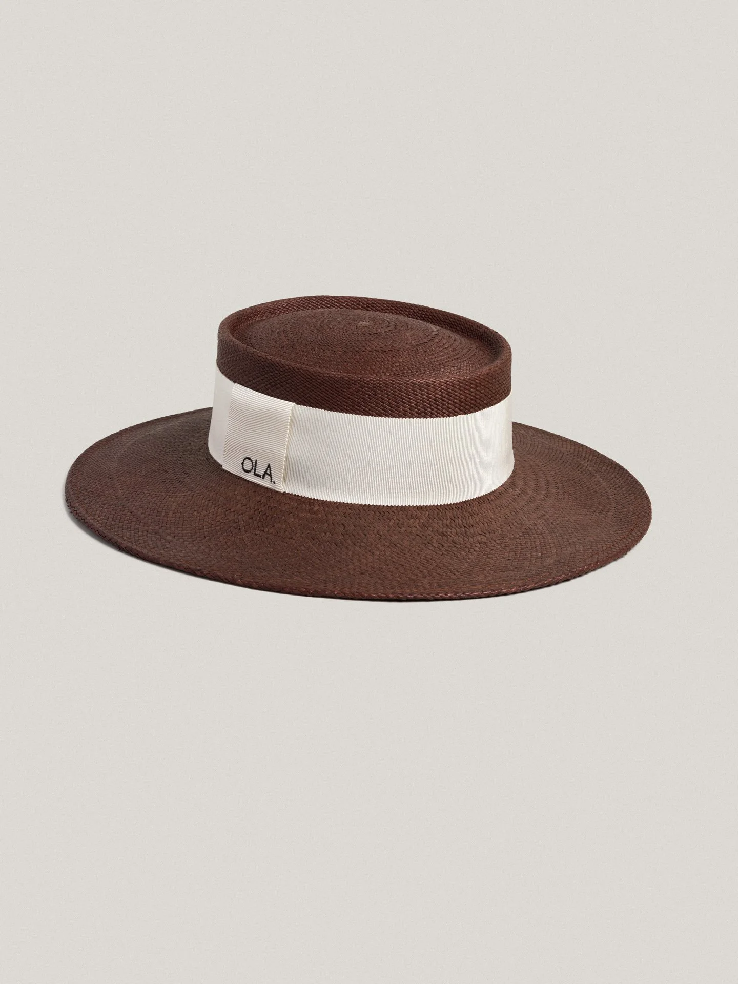 LE CANOTIER BROWN-WHITE RIBBON.jpg