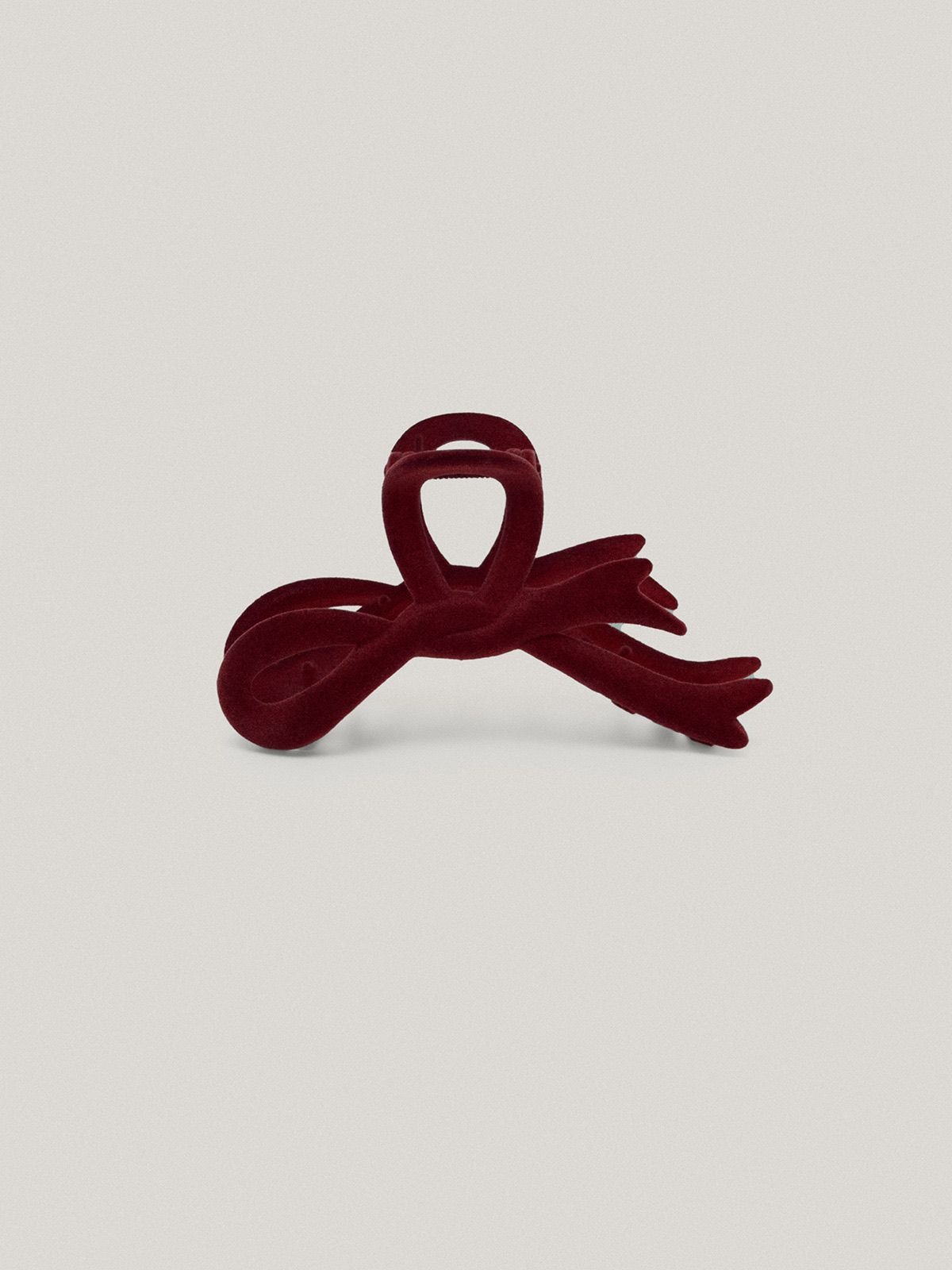 La barette - velvet red