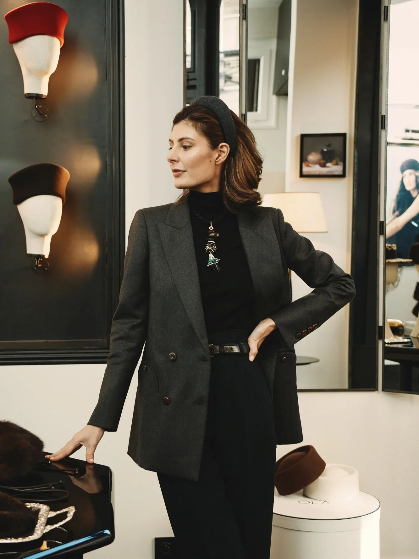 Maria wearing Le Classique - Cashmere at our new boutique

33 Rue de Grenelle, 75007, Paris