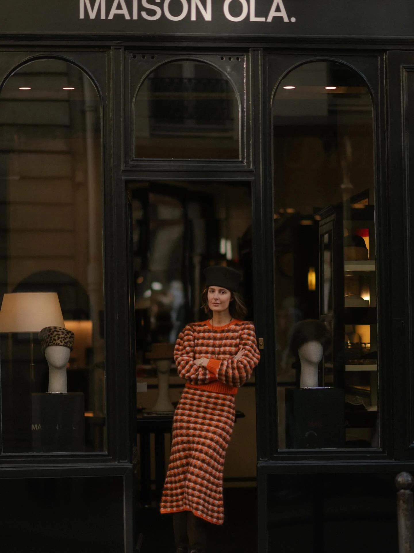 Maria in our Paris boutique wearing Le France 
📍33 Rue de Grenelle, 75007