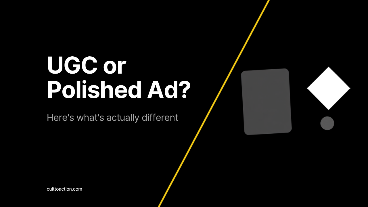 UGC or Polished Ad? Here's What's Actually Different