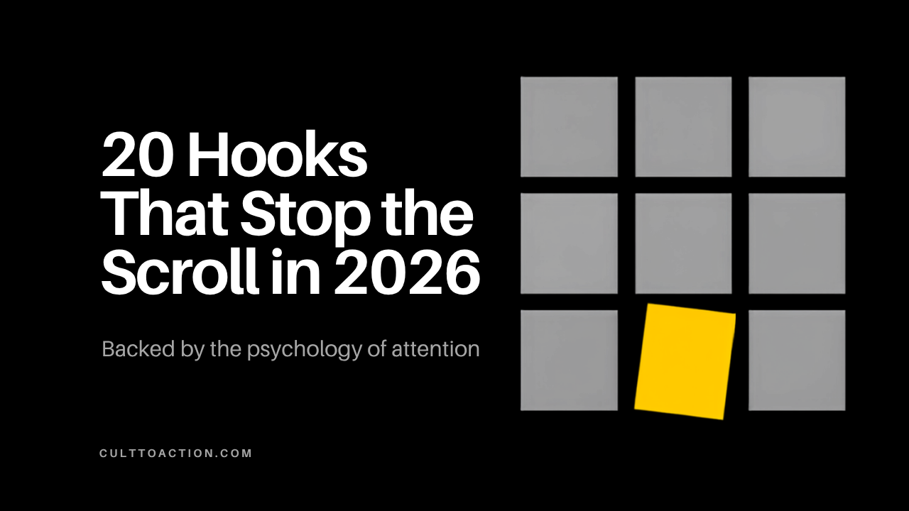 20 Hooks That Actually Stop the Scroll in 2026