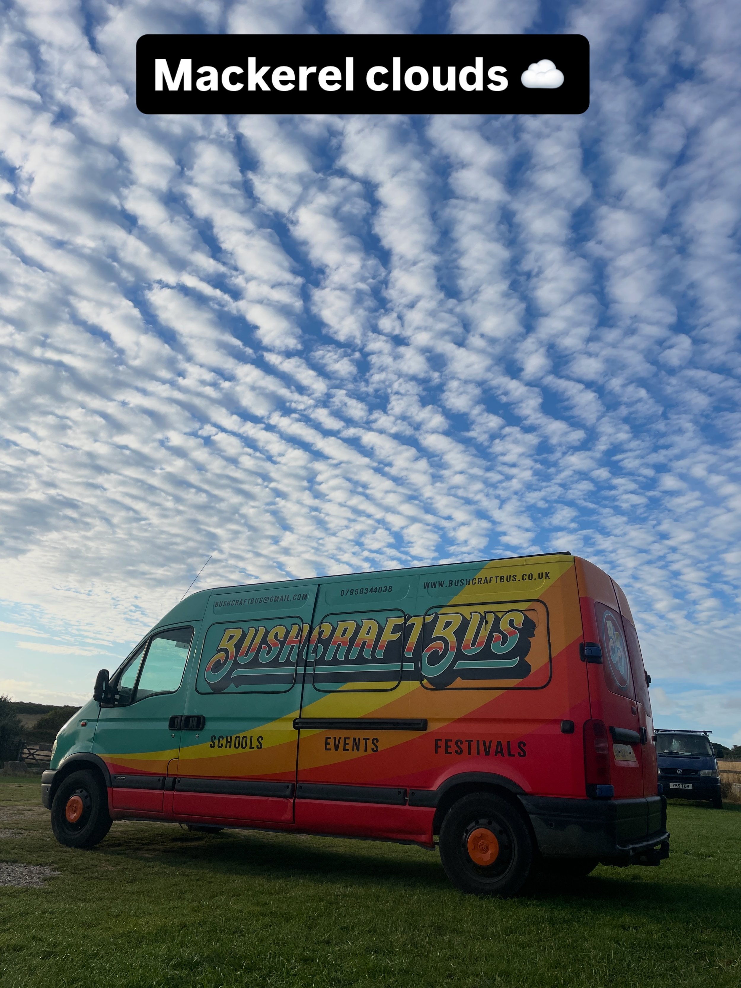 Have you ever wondered what those rippled clouds are called? ☁️

They&rsquo;re known as mackerel clouds because their fish-scale pattern resembles the markings of a mackerel. Made up of altocumulus or cirrocumulus clouds, they create a beautiful ripp