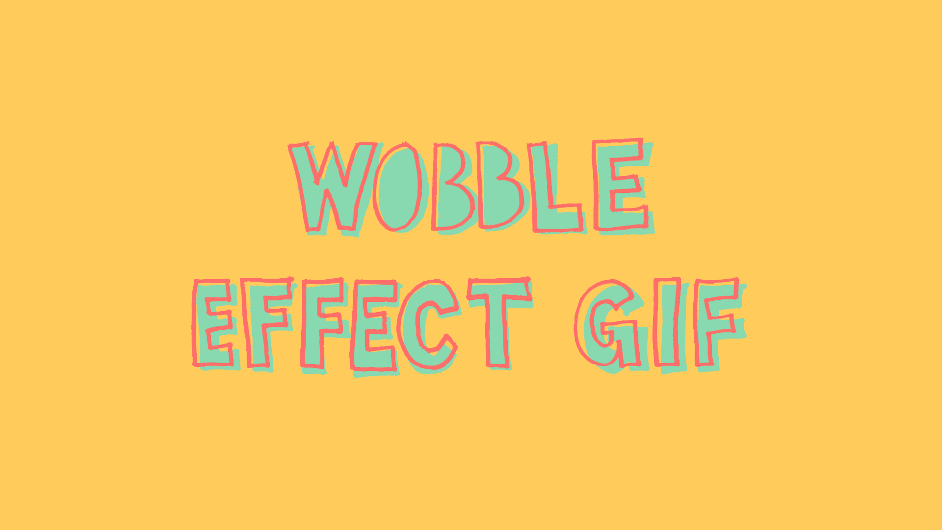 wobble effect gif adobe photoshop for beginners