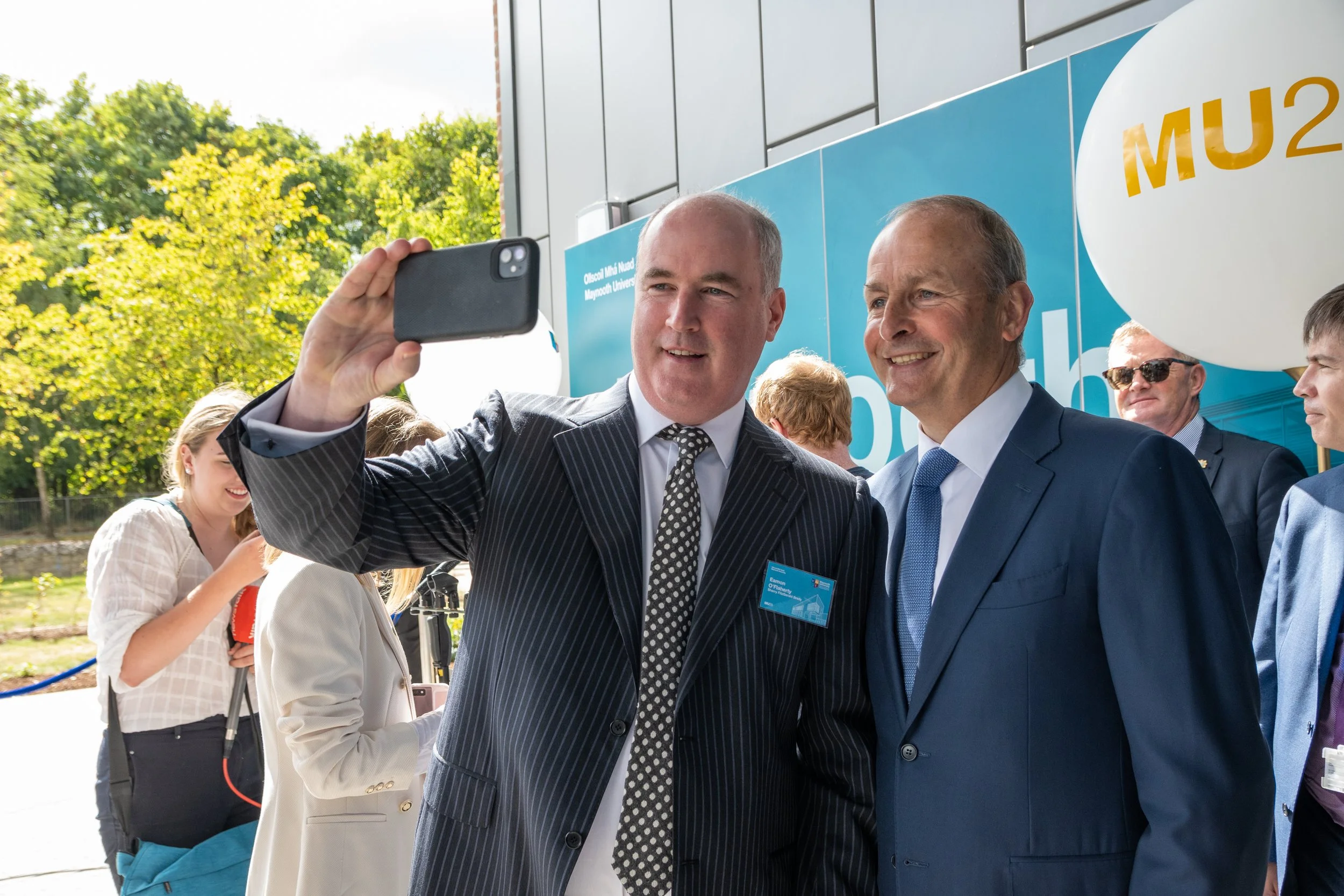 Eamon O'Flaherty gets a selfie with the Taoiseach.jpg