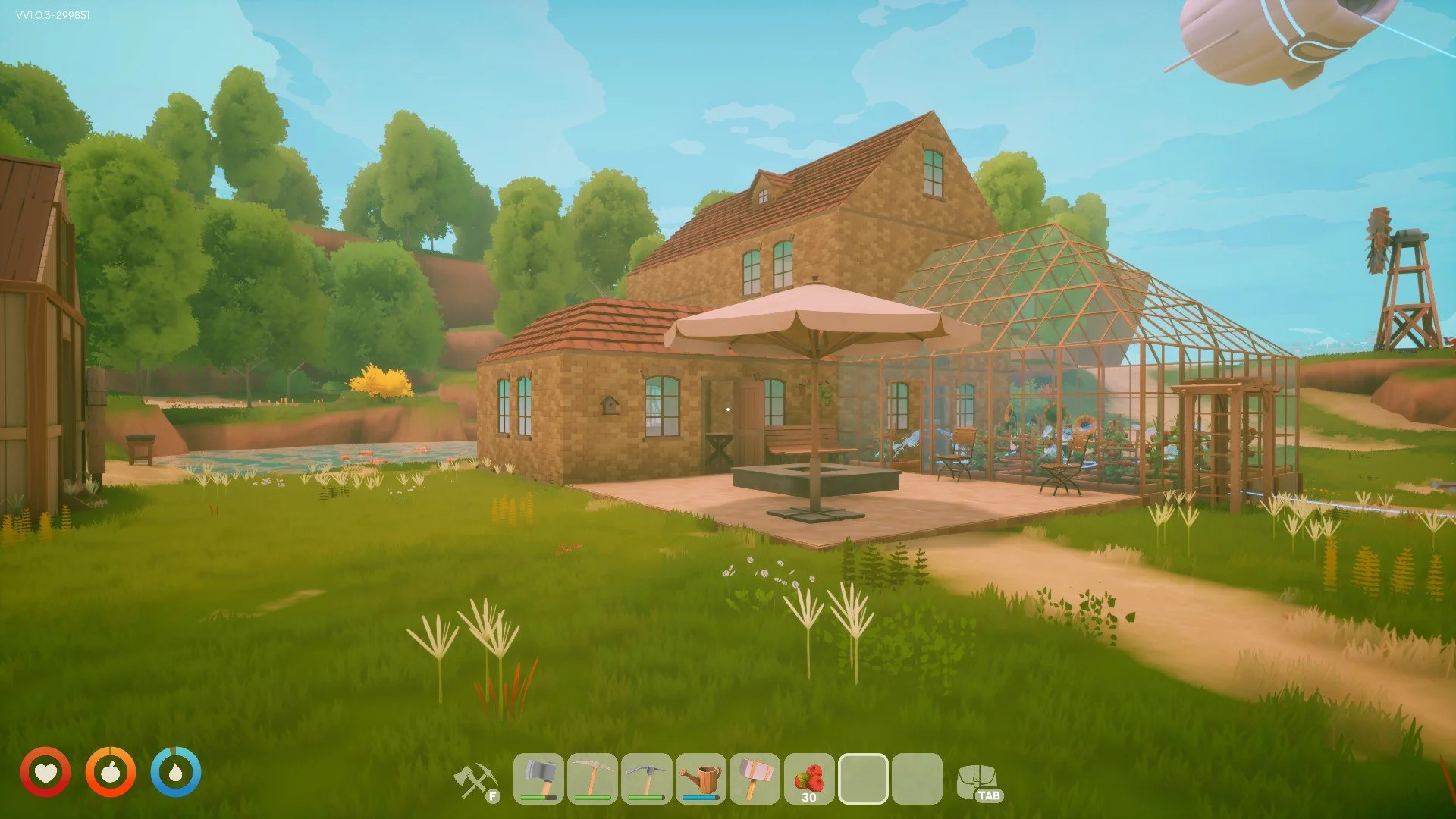 Solarpunk Farm House