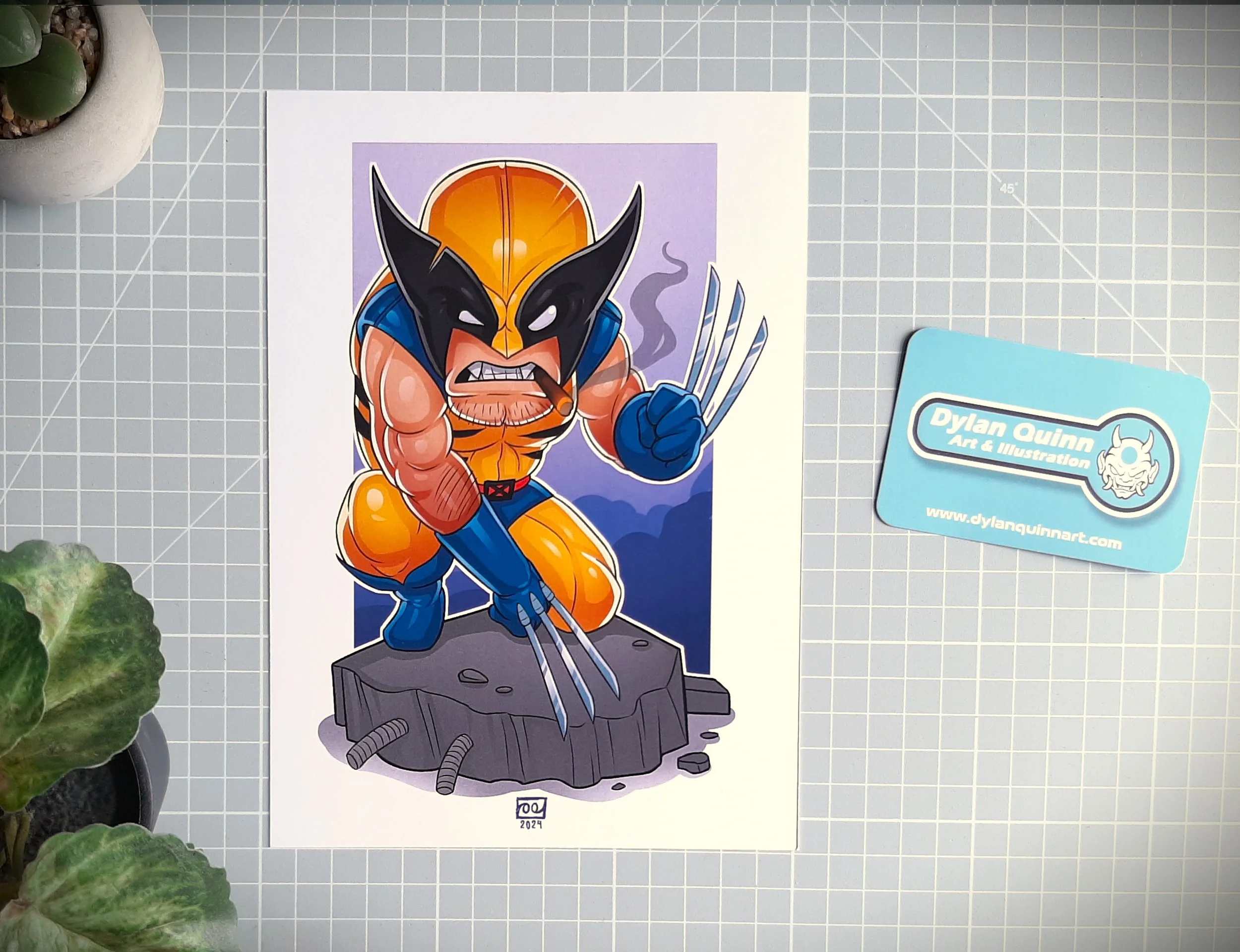 Wolverine A5 Print