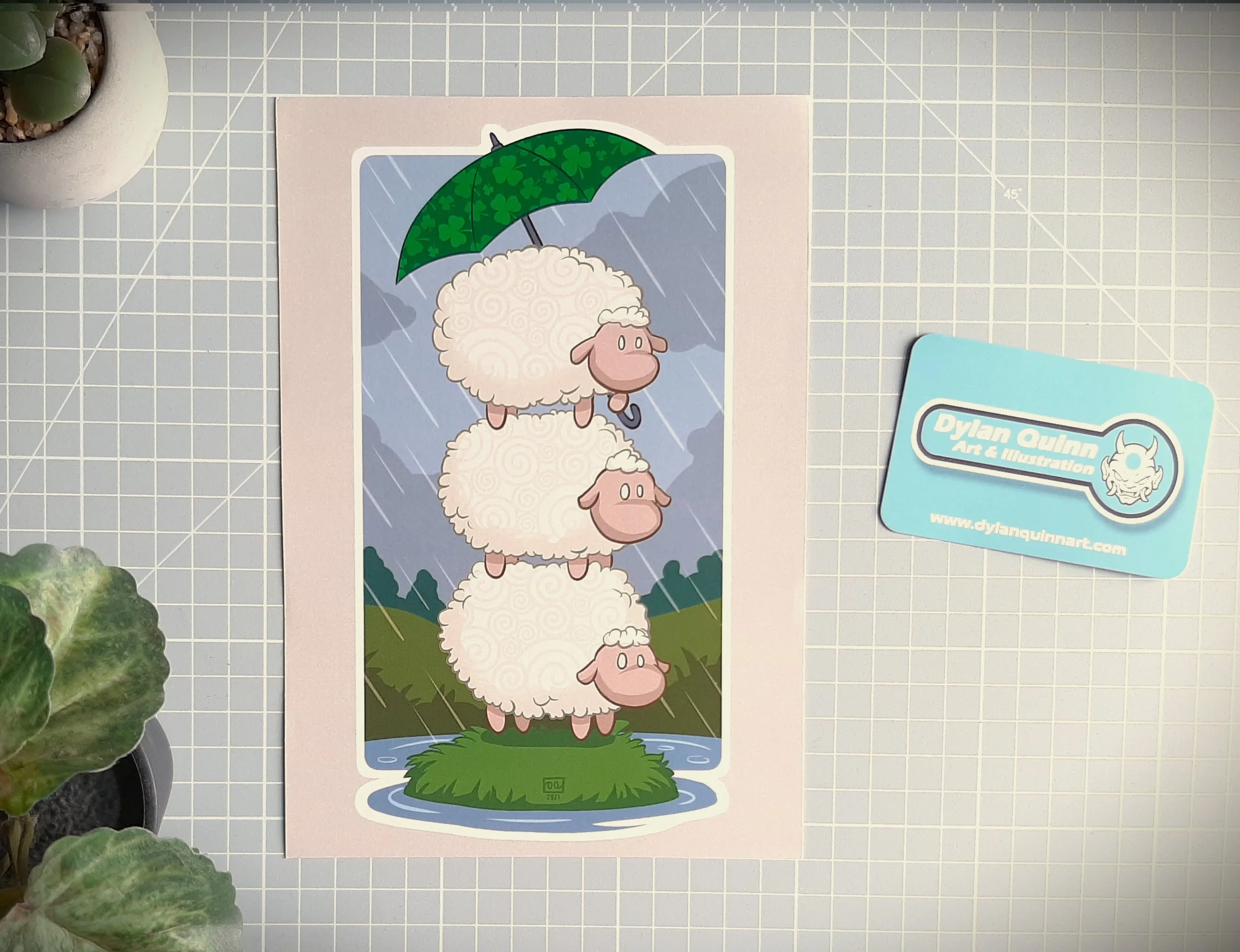 Sheep A5 Print