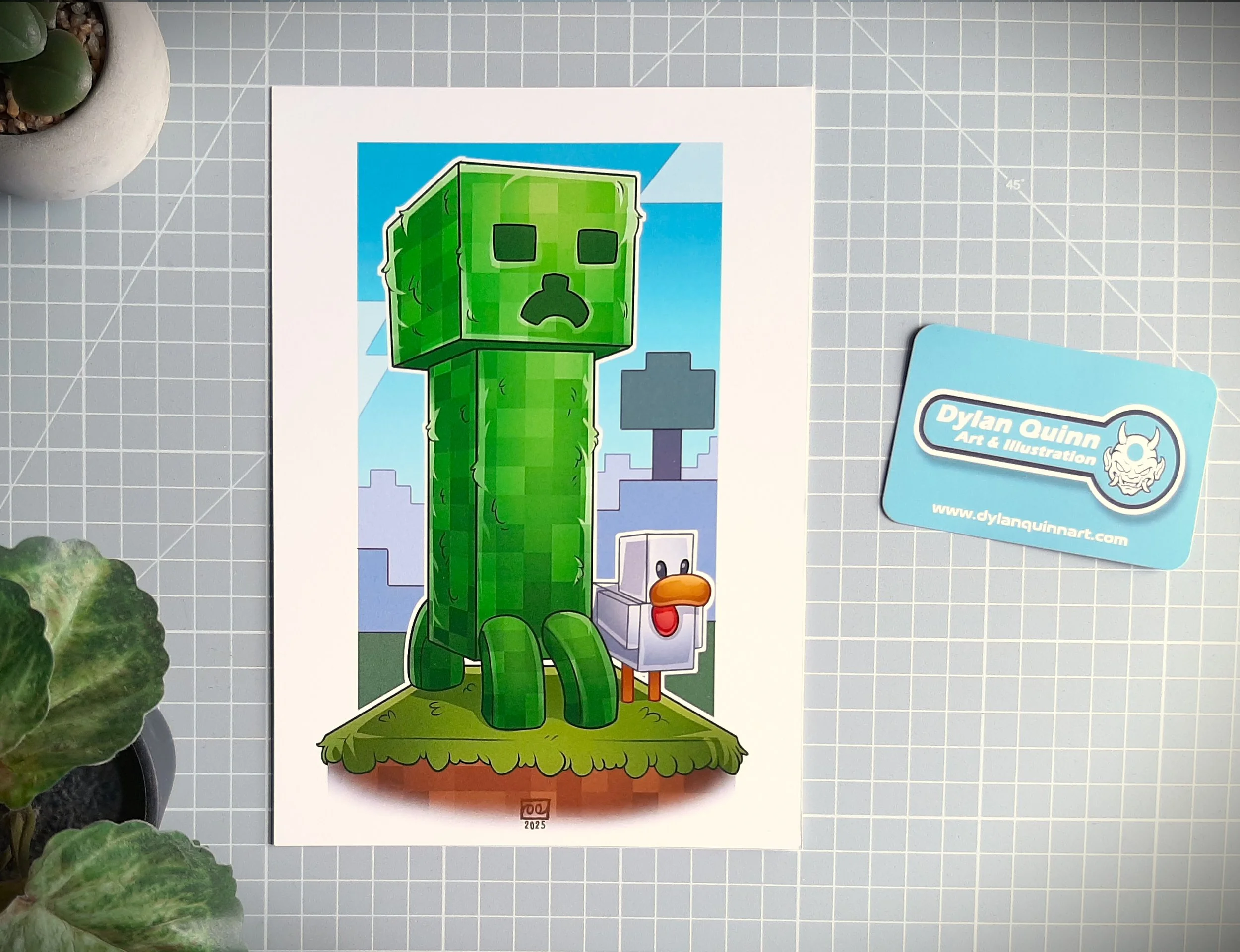 Minecraft A5 Print