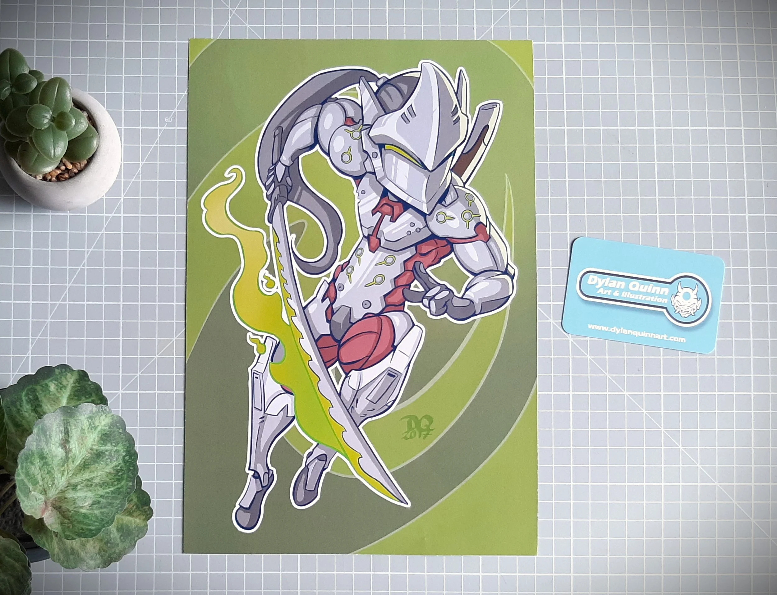 Genji A4 Print