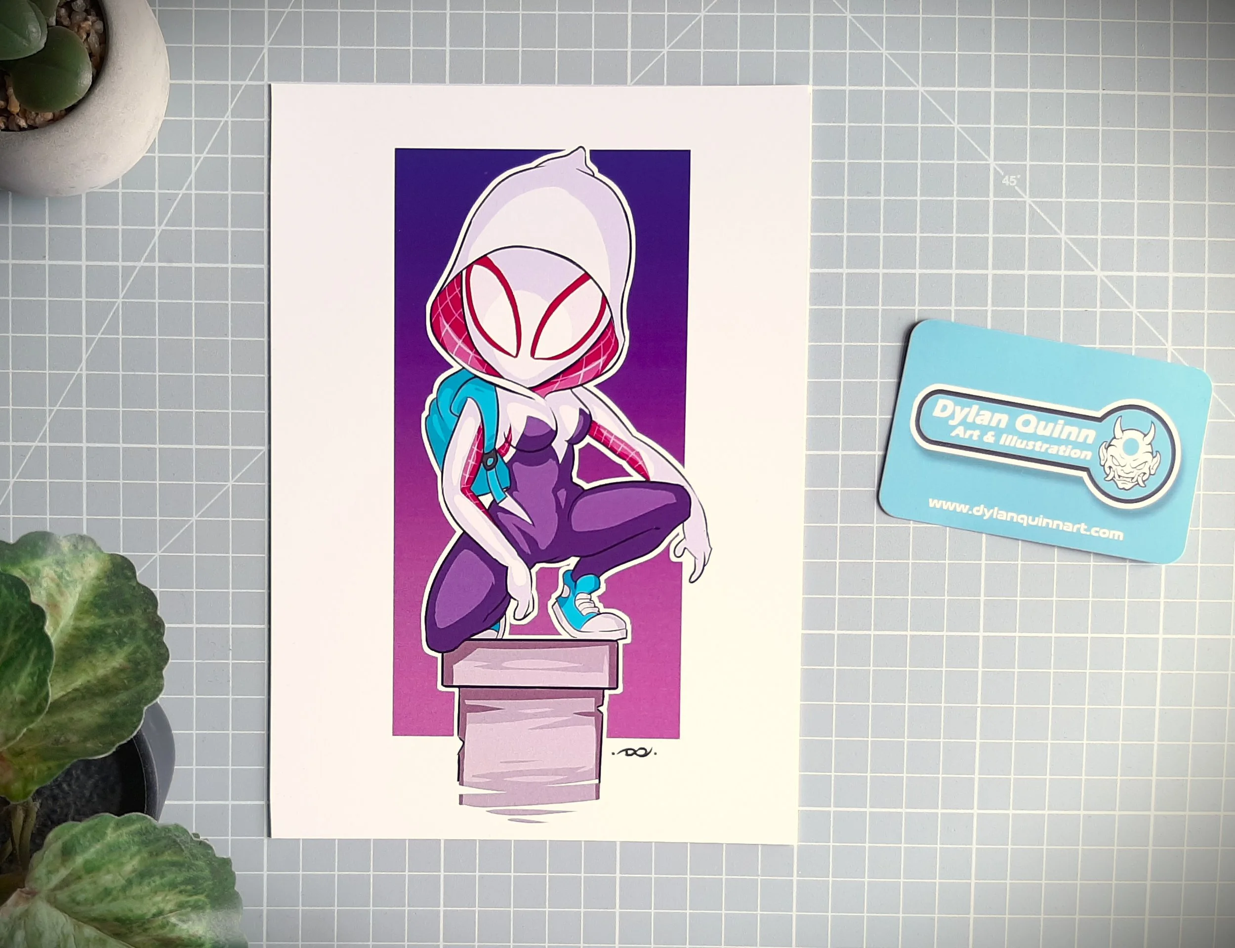 Spider-Gwen A5 Print