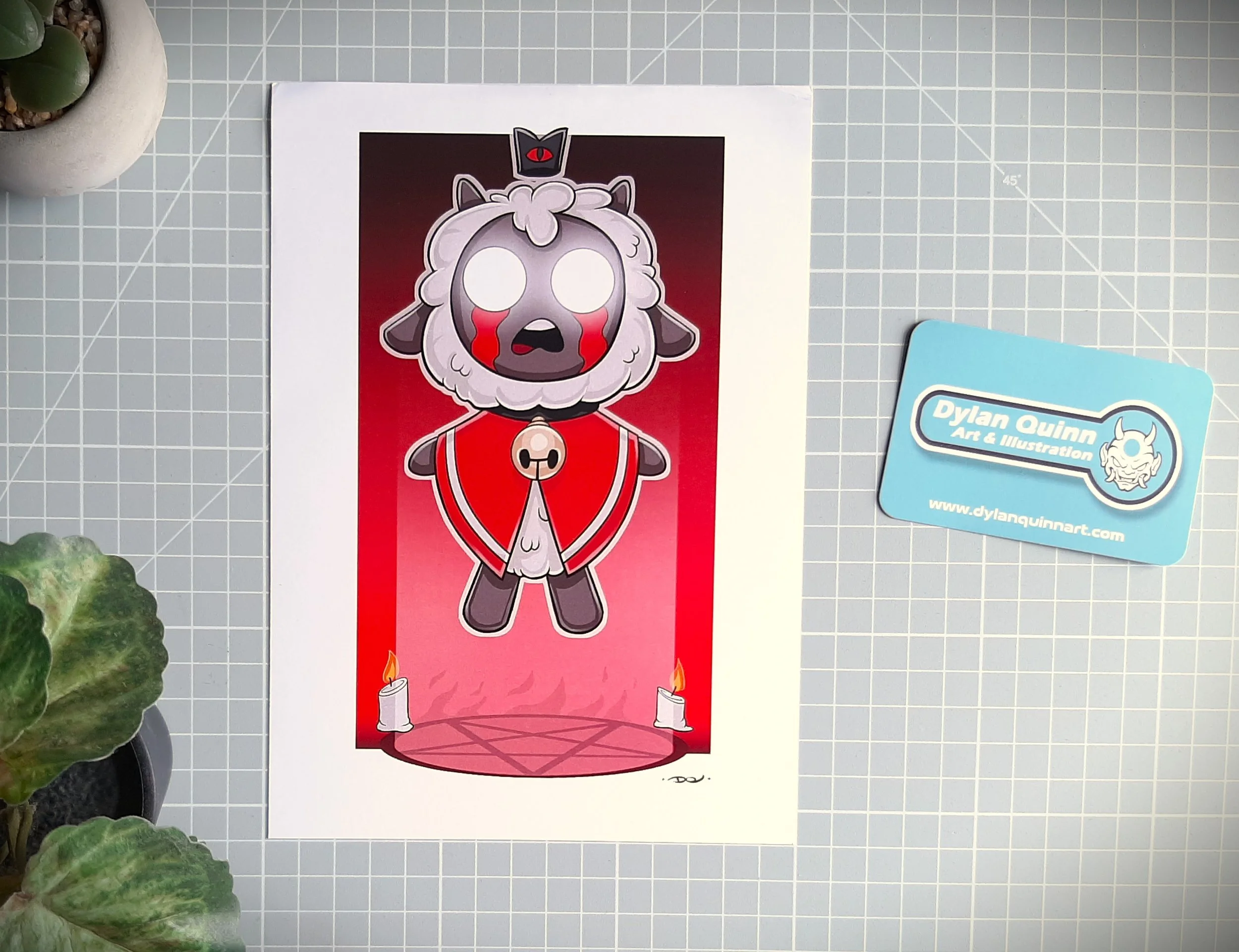 Cult of the Lamb A5 Print