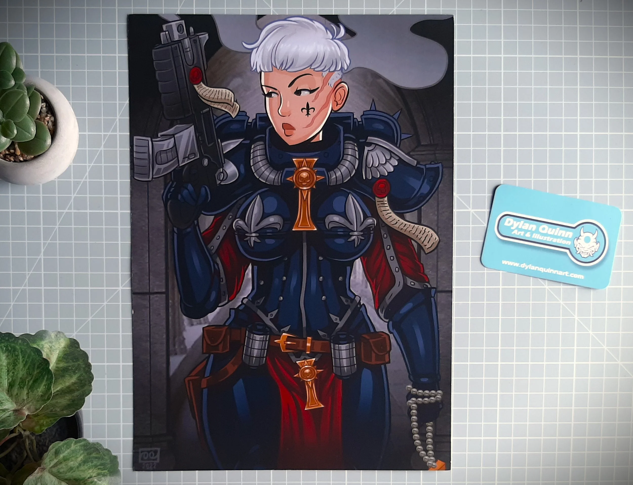 Battle Sister A4 Print