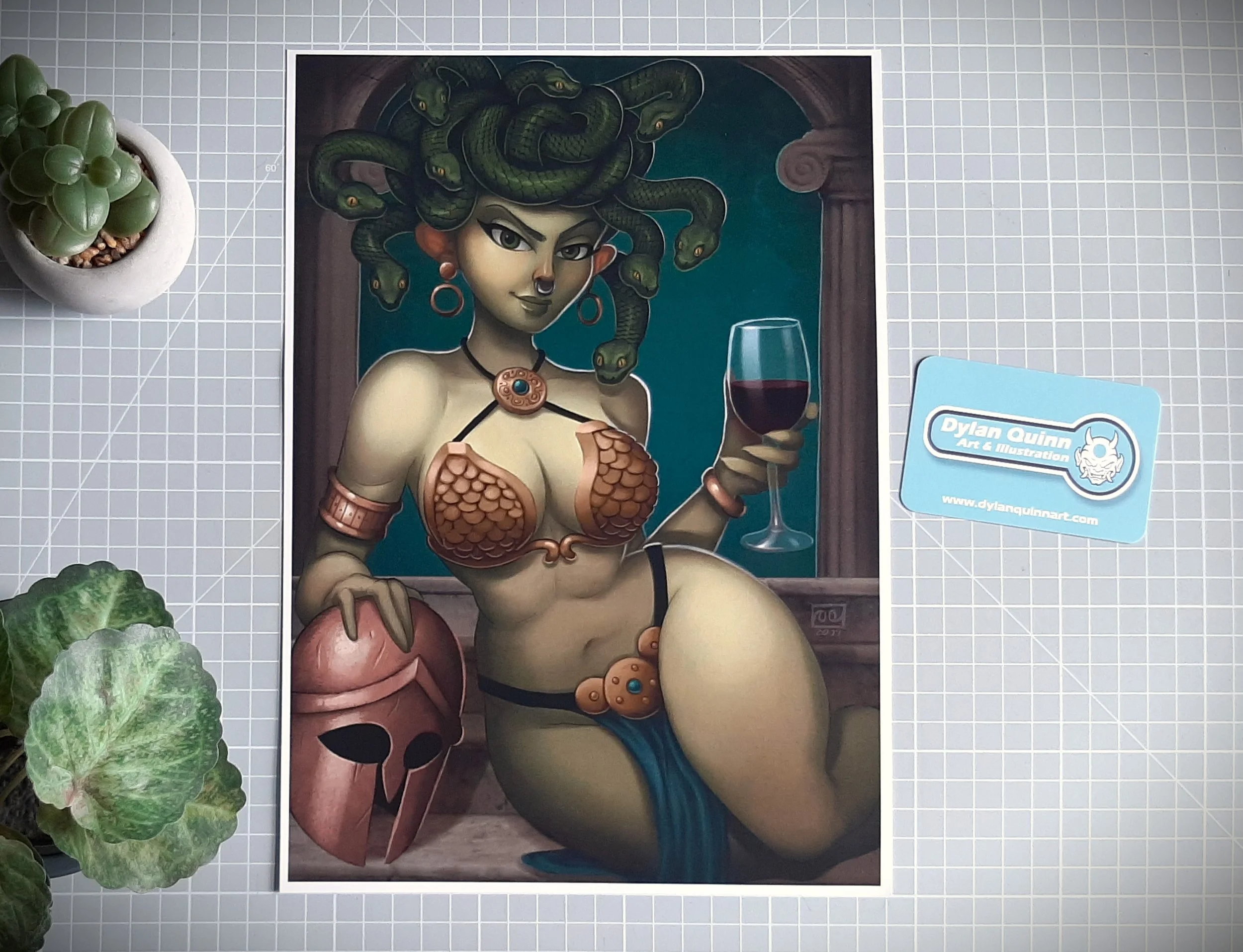 Medusa A4 Print