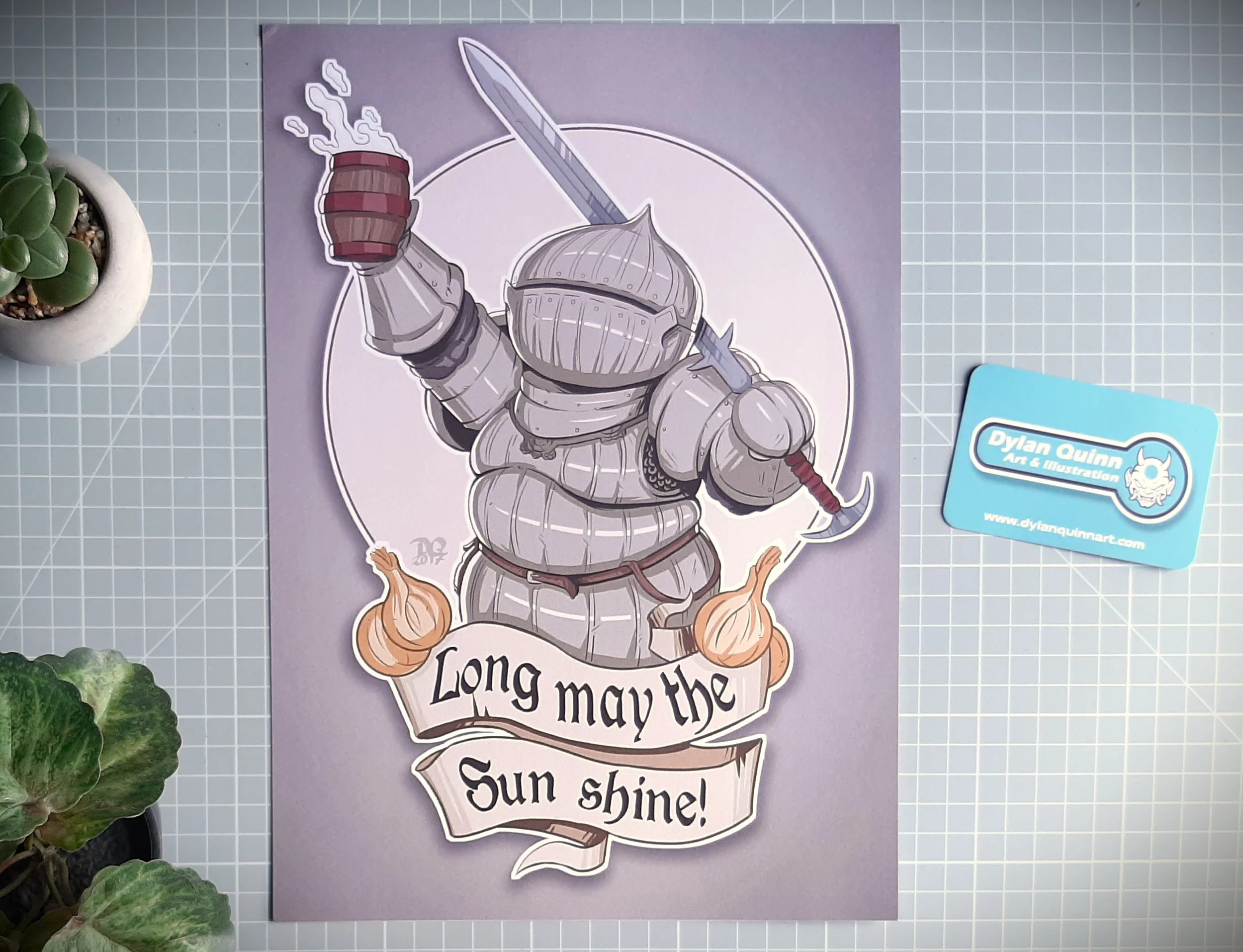 Siegward of Catarina A4 Print