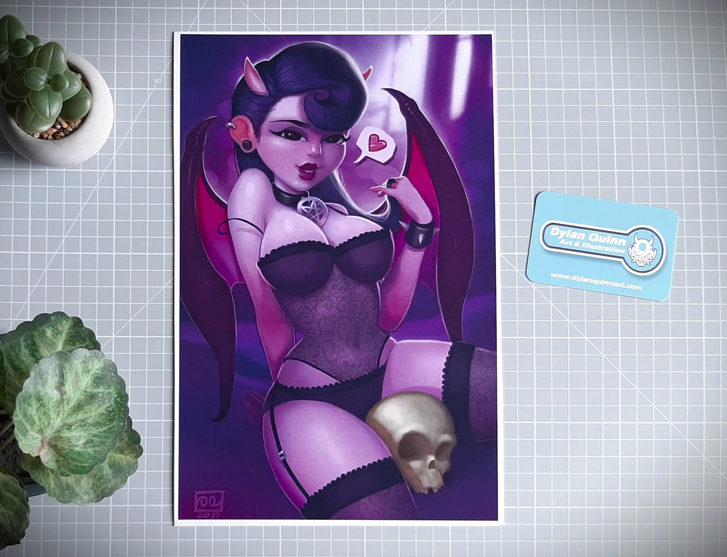 Succubus A4 Print