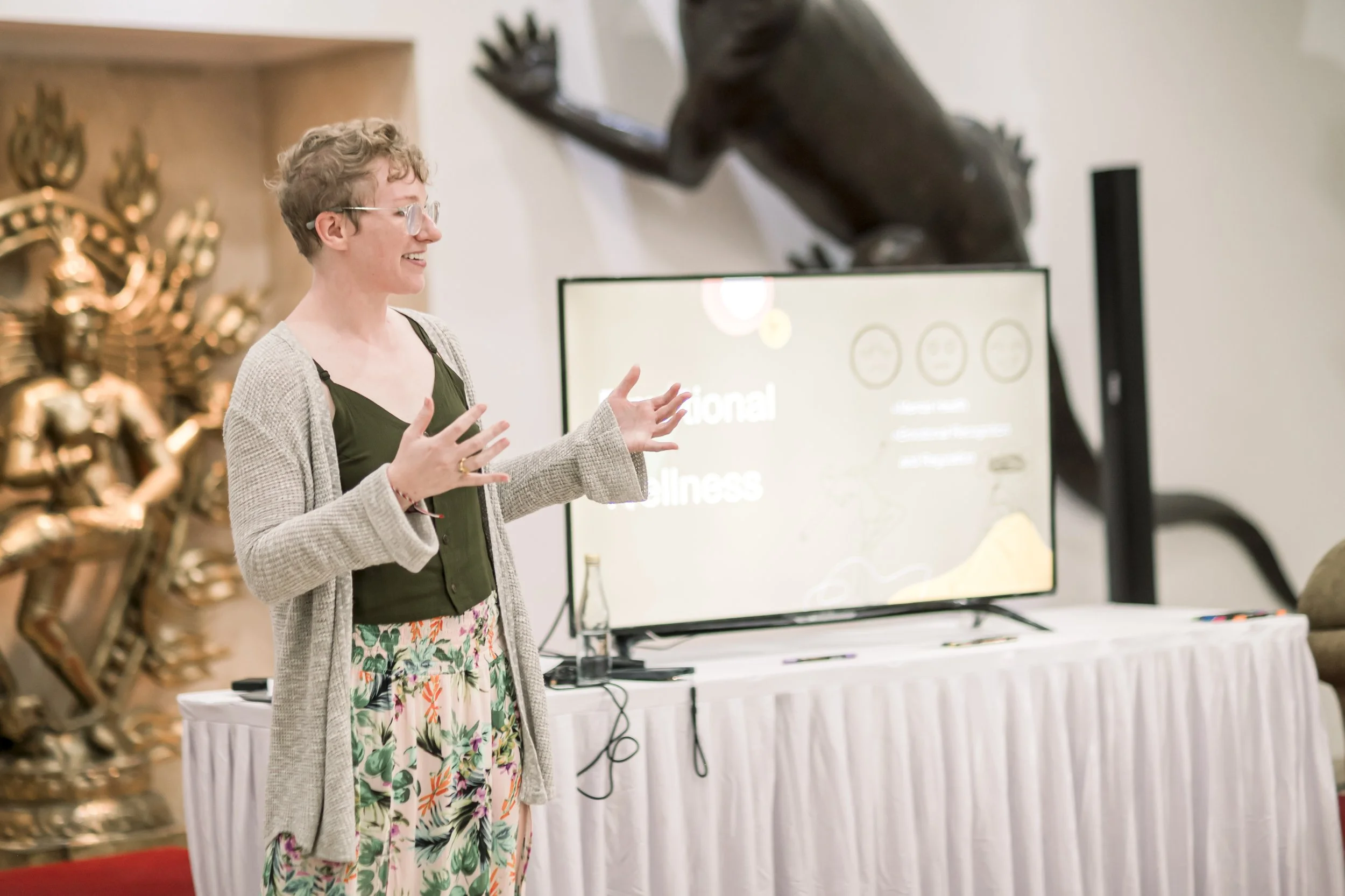 continuing education at wellness retreat for therapists