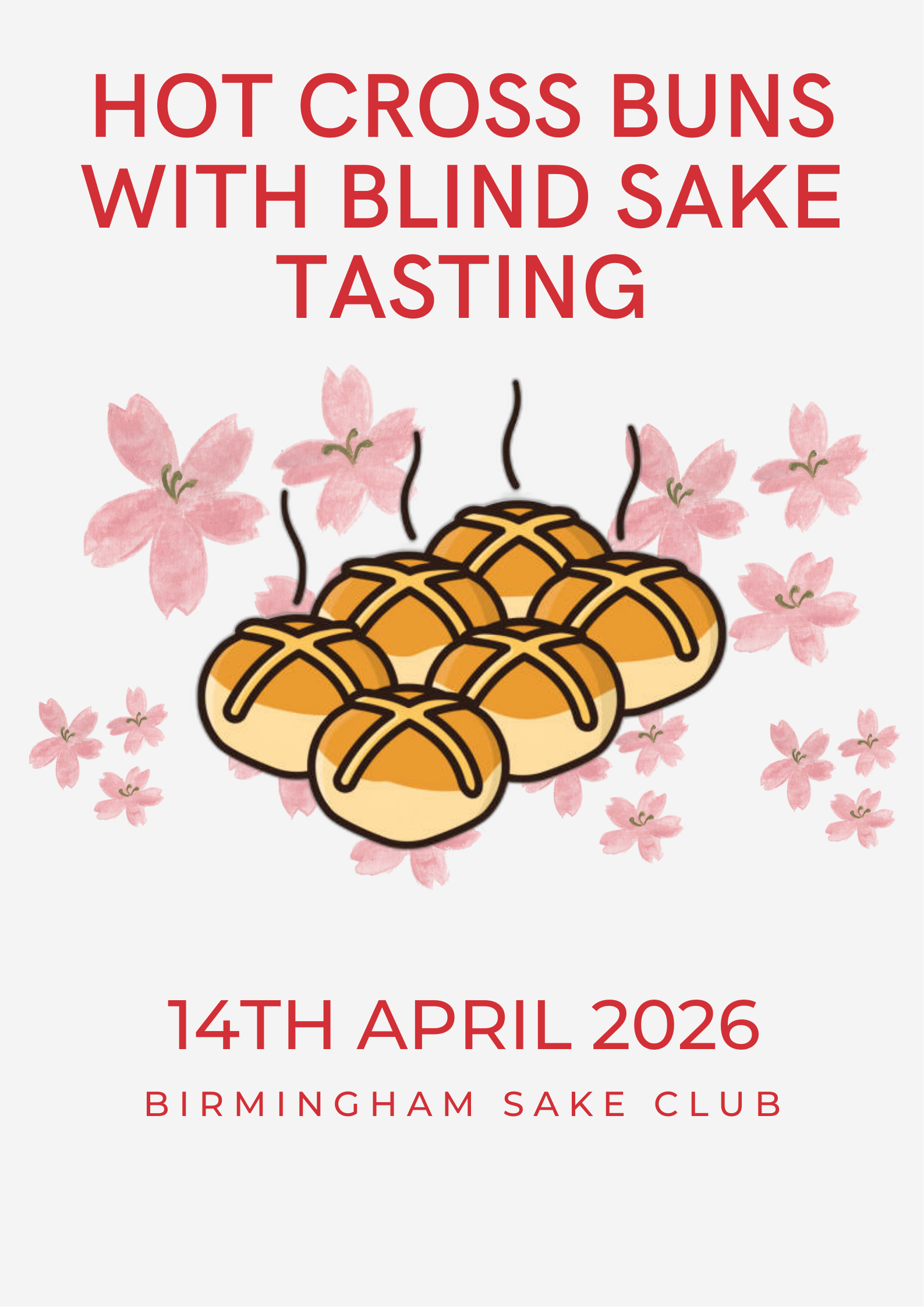 April Birmingham Sake Club - Hot Cross Buns & Blind Tasting
