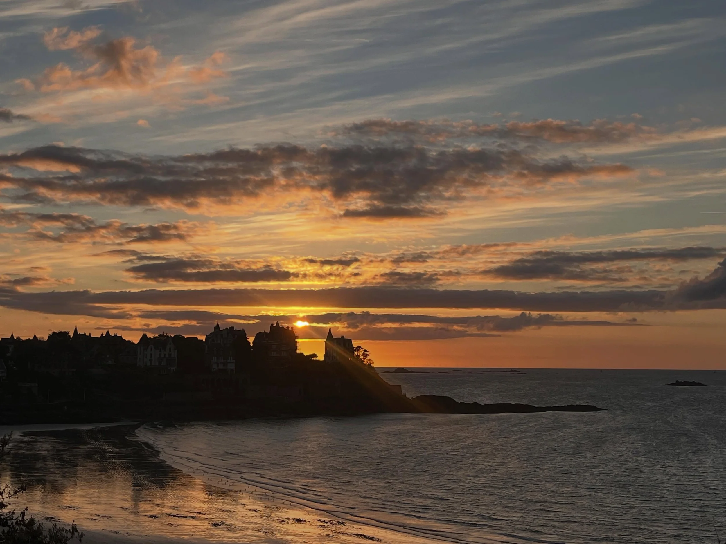 Stunning sunset in Dinard&hellip;as usual