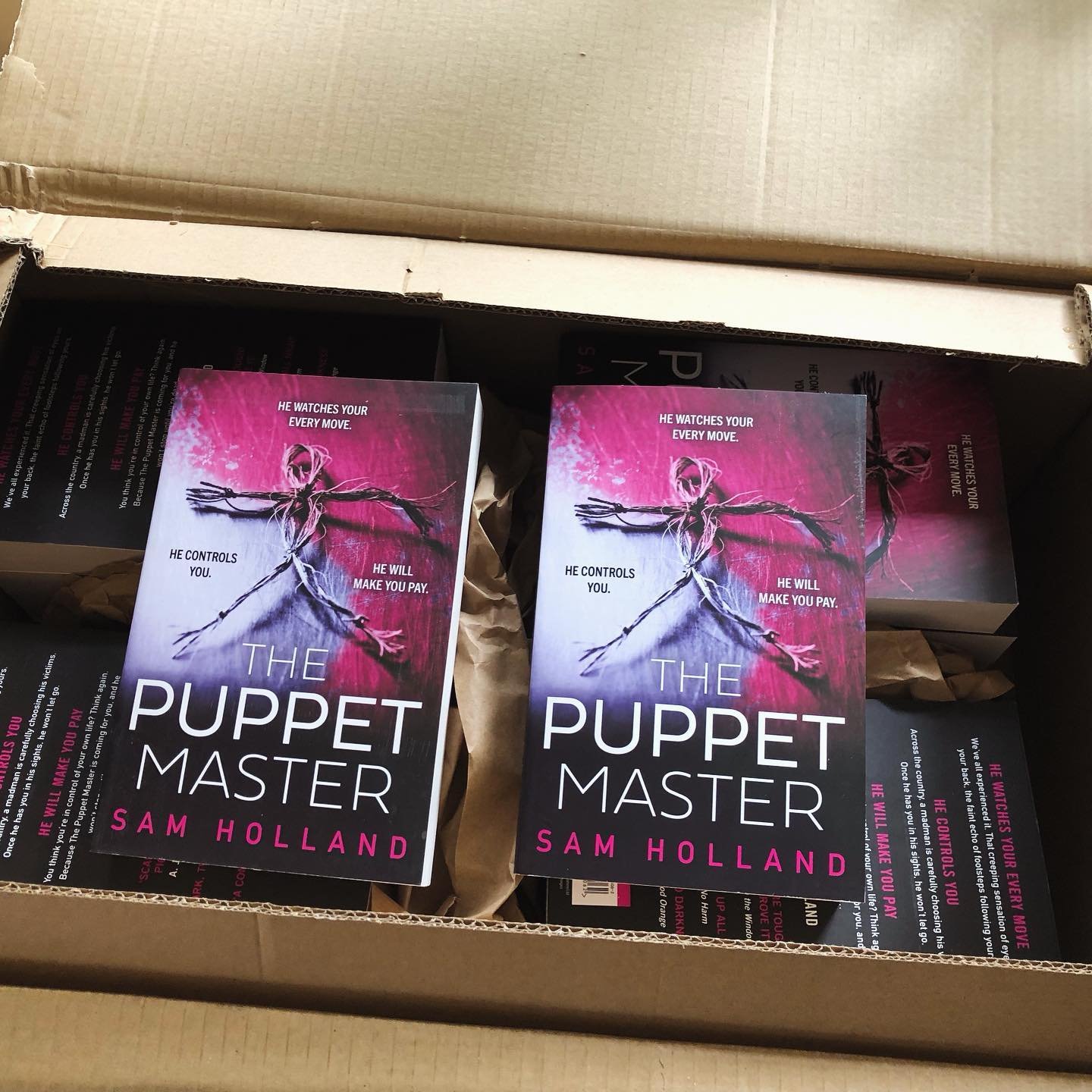 A few more shots of #thePuppetMaster looking very beautiful in person, and the back cover, showing what it&rsquo;s all about&hellip;