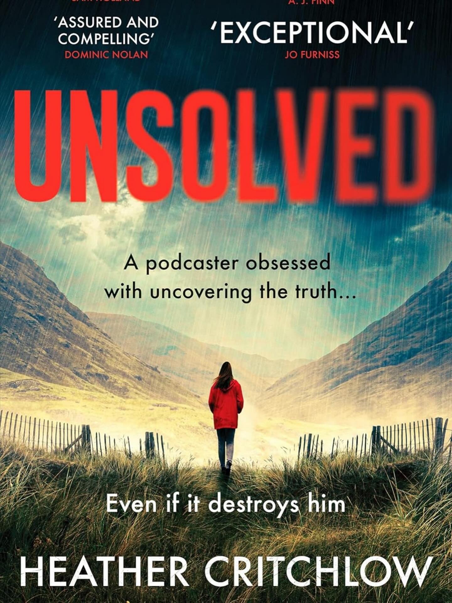 Book 7 in my crime reads recommendations for #nationalcrimereadingmonth is Unsolved by @heather.critchlow 
This is book one in a brilliant series about Cal Lovett, a true crime podcaster solving cold cases around Scotland. Cal is the beating heart of