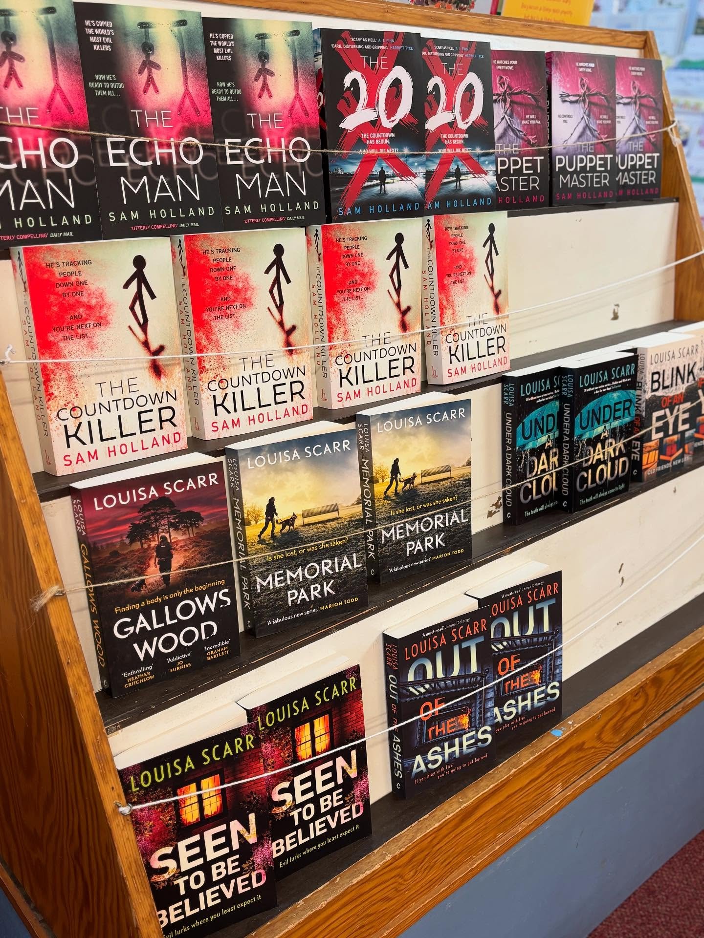 Another brilliant night with Sarah and Jazz at  @thebookshop1933 to celebrate the launch of The Countdown Killer. Thank you to everyone for coming and being so lovely!